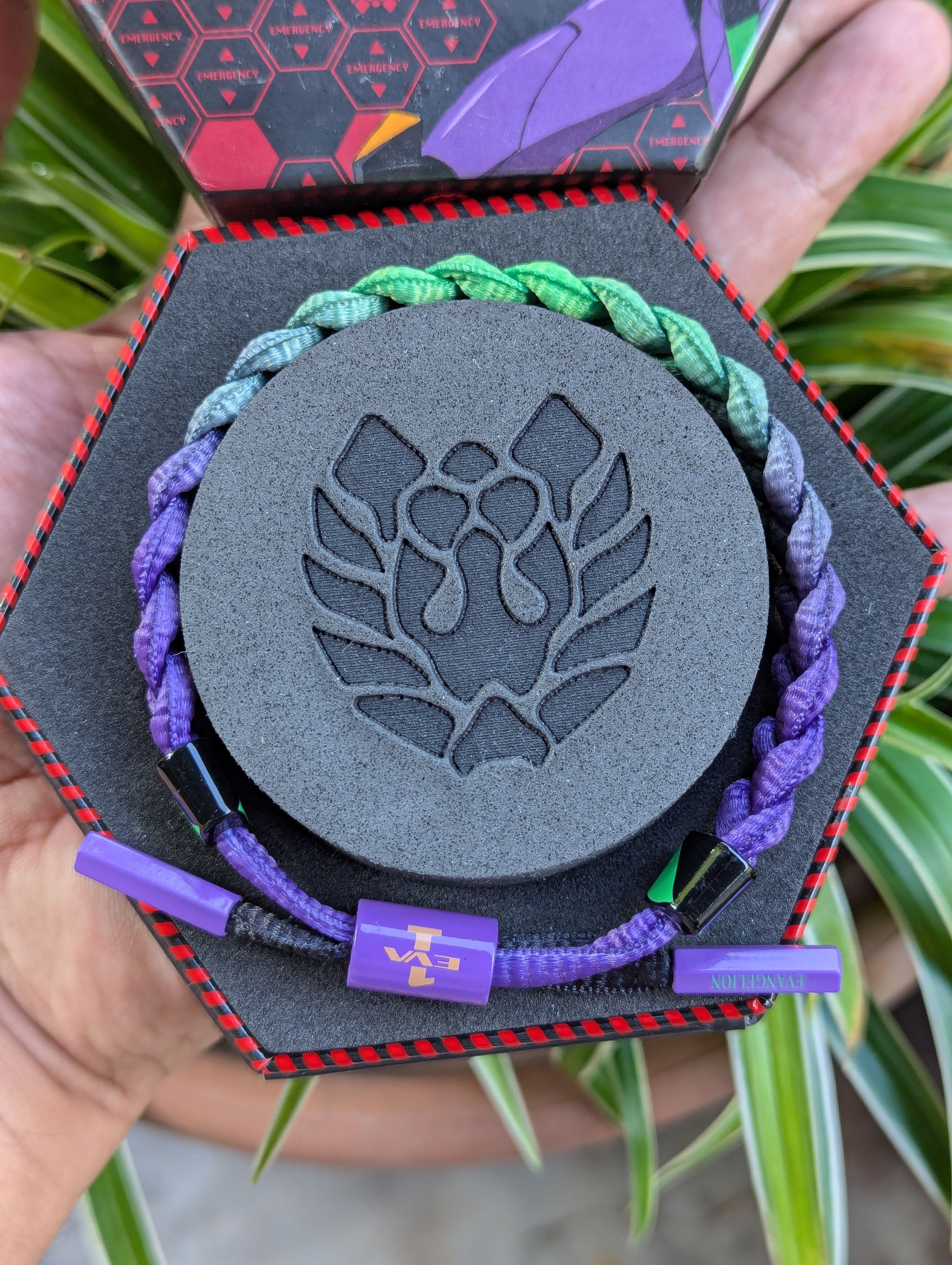 Jewelry Evangelion Anime Official Bracelet Type 01 Unit 01 Size ONE SIZE - 2 Thumbnail