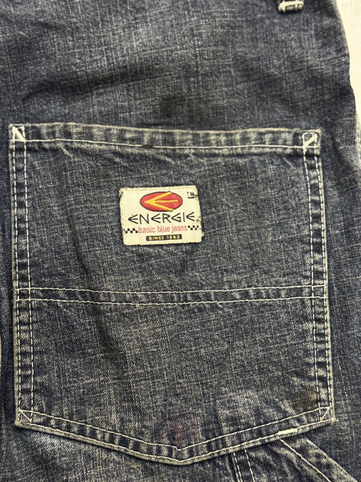 Energie × Vintage Vintage Energie Double Knee Denim Size US 31 - 8 Thumbnail