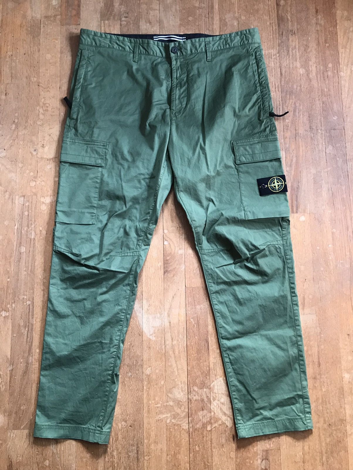 image of Stone Island Cargo Pants in Forest Green, Men's (Size 38)