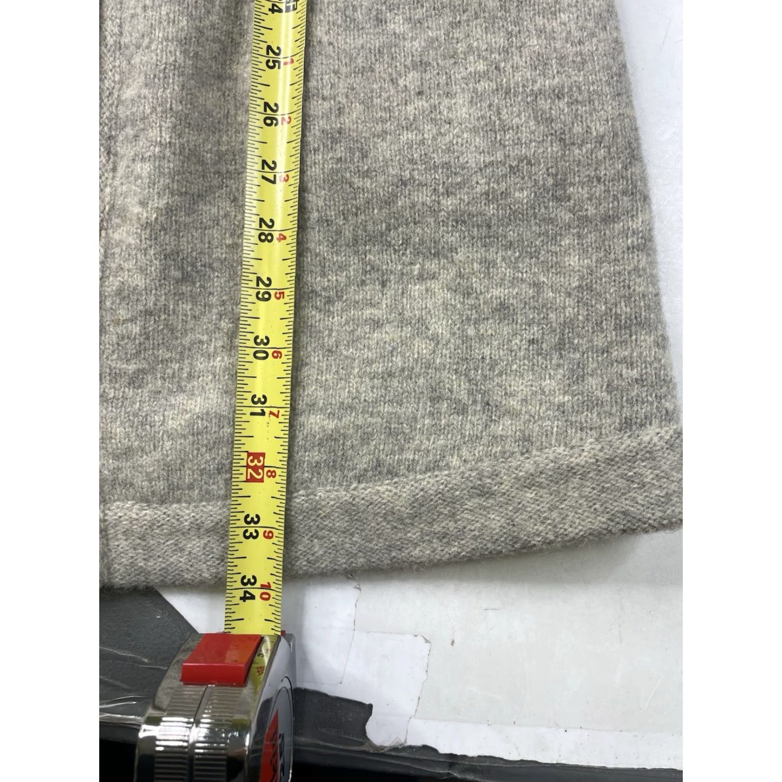 Vintage Mirabell Salzburg 100% Wool Toggle Coat Womens US 16 Gray Knit Overcoat Regular Pockets Size XXL / US 16-18 / IT 52-54 - 5 Thumbnail