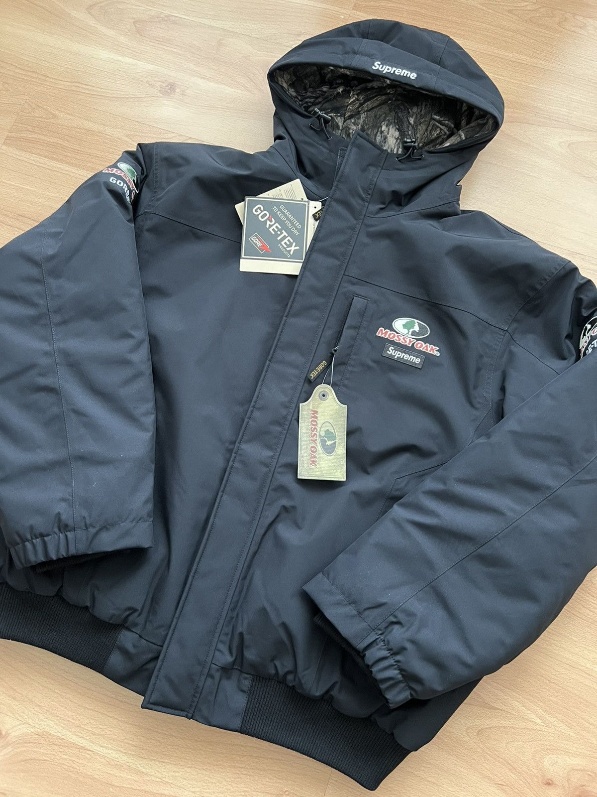 Supreme Supreme Gore-tex Stripe Hooded Jacket | Grailed