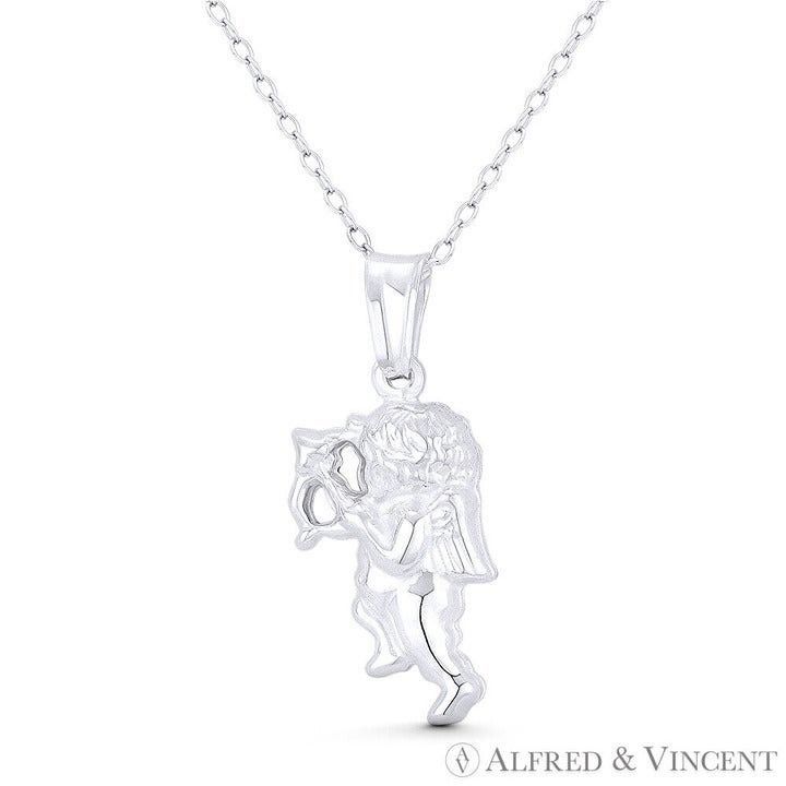 Other Cupid Angel Cherub Bow & Arrow 3D Love Charm Pendant Size ONE SIZE - 1 Preview