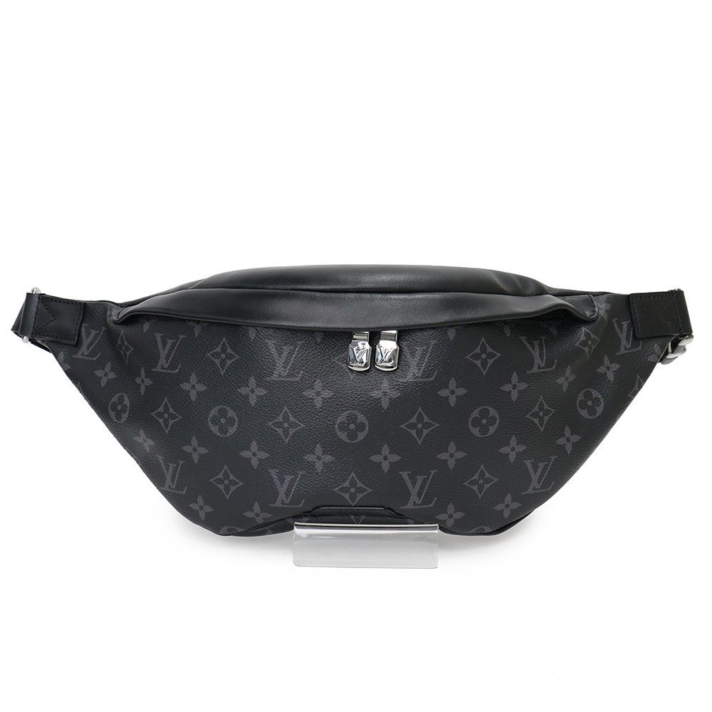Louis Vuitton Discovery BumBag Waist Belt Bag Monogram Eclipse Leather Black