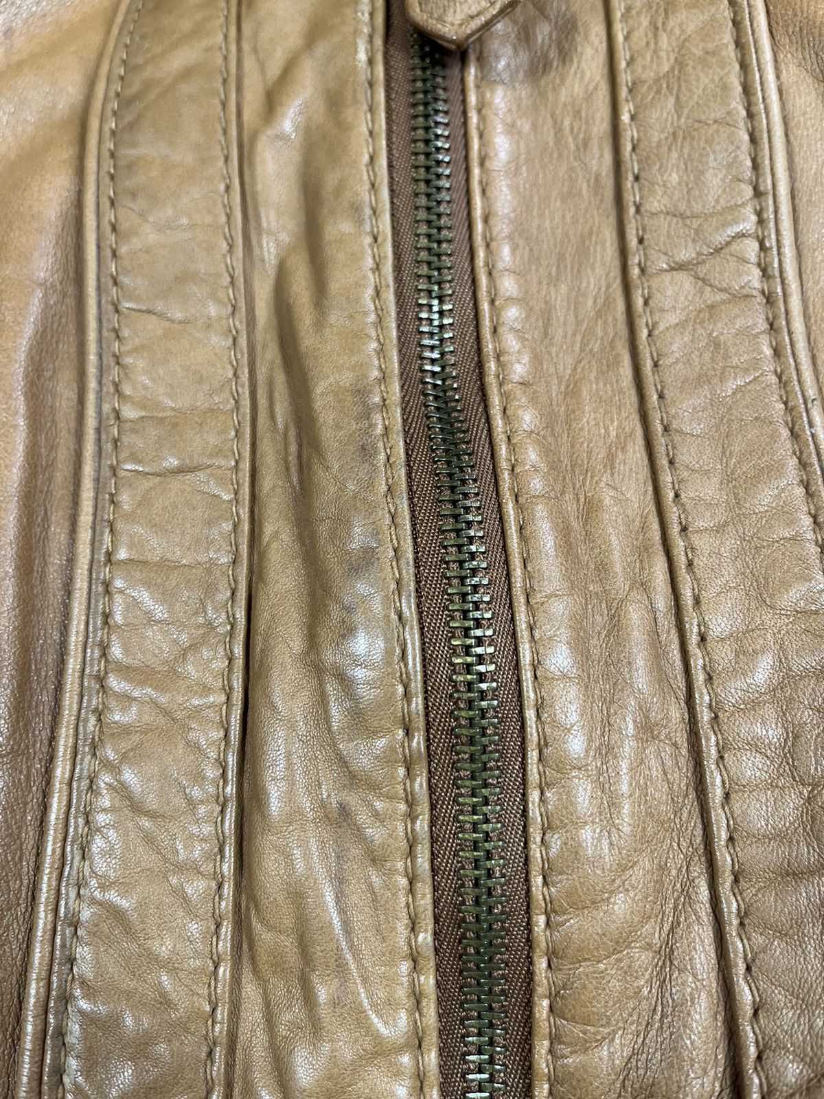 Leather Vintage Y2K Japanese Aviator Leather Jacket Bomber M Size M / US 6-8 / IT 42-44 - 18 Thumbnail