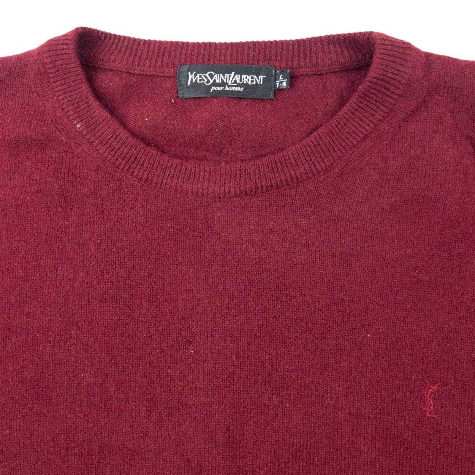 Yves Saint Laurent Vintage 90s YSL Yves Saint Laurent Wool Jumper Size L Size US L / EU 52-54 / 3 - 3 Thumbnail