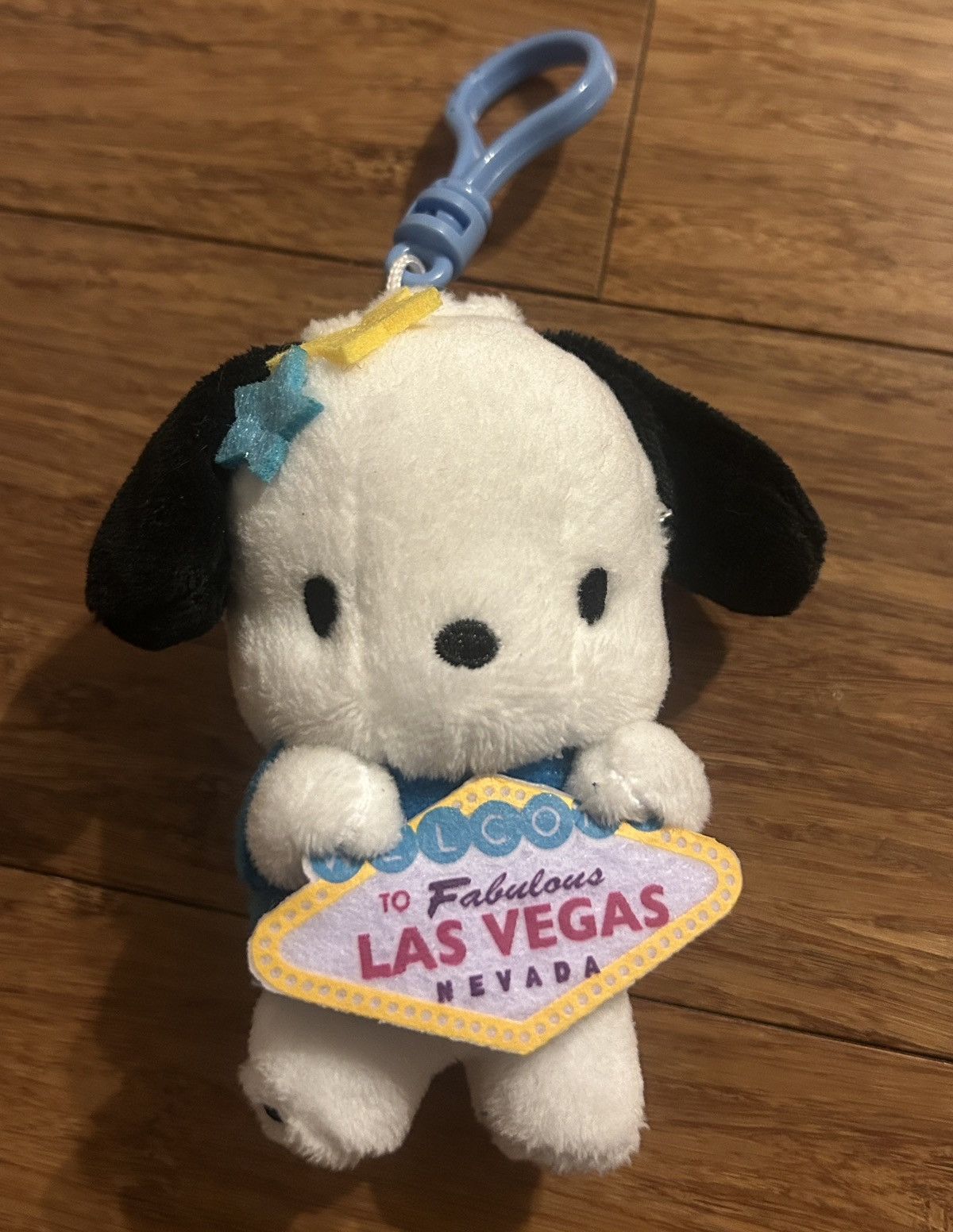 Other Sanrio Pochacco Plush Bag Charm Keychain ABC Store Vegas Size ONE SIZE - 1 Thumbnail