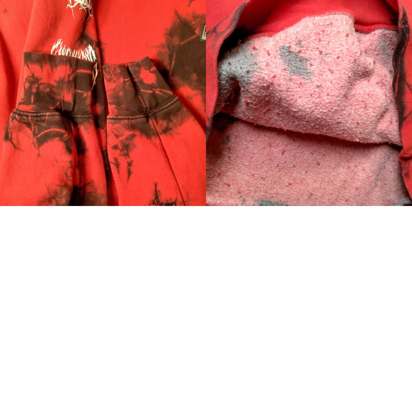 Vintage Sketchy Tank Lurking Class Hooded Sweatshirt Hoodie M Red Tie Dye Reaper Logo Men Pullover Knit Cotton Blend Long Sleeve Drawstring Neon Size US M / EU 48-50 / 2 - 10 Thumbnail
