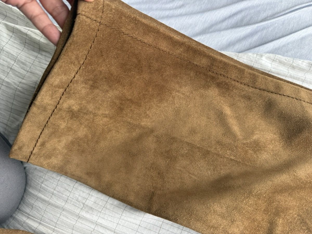 Gucci BNWT Gucci Horsebit-Detail Cropped Suede Trousers Size 27" / US 4 / IT 40 - 11 Thumbnail