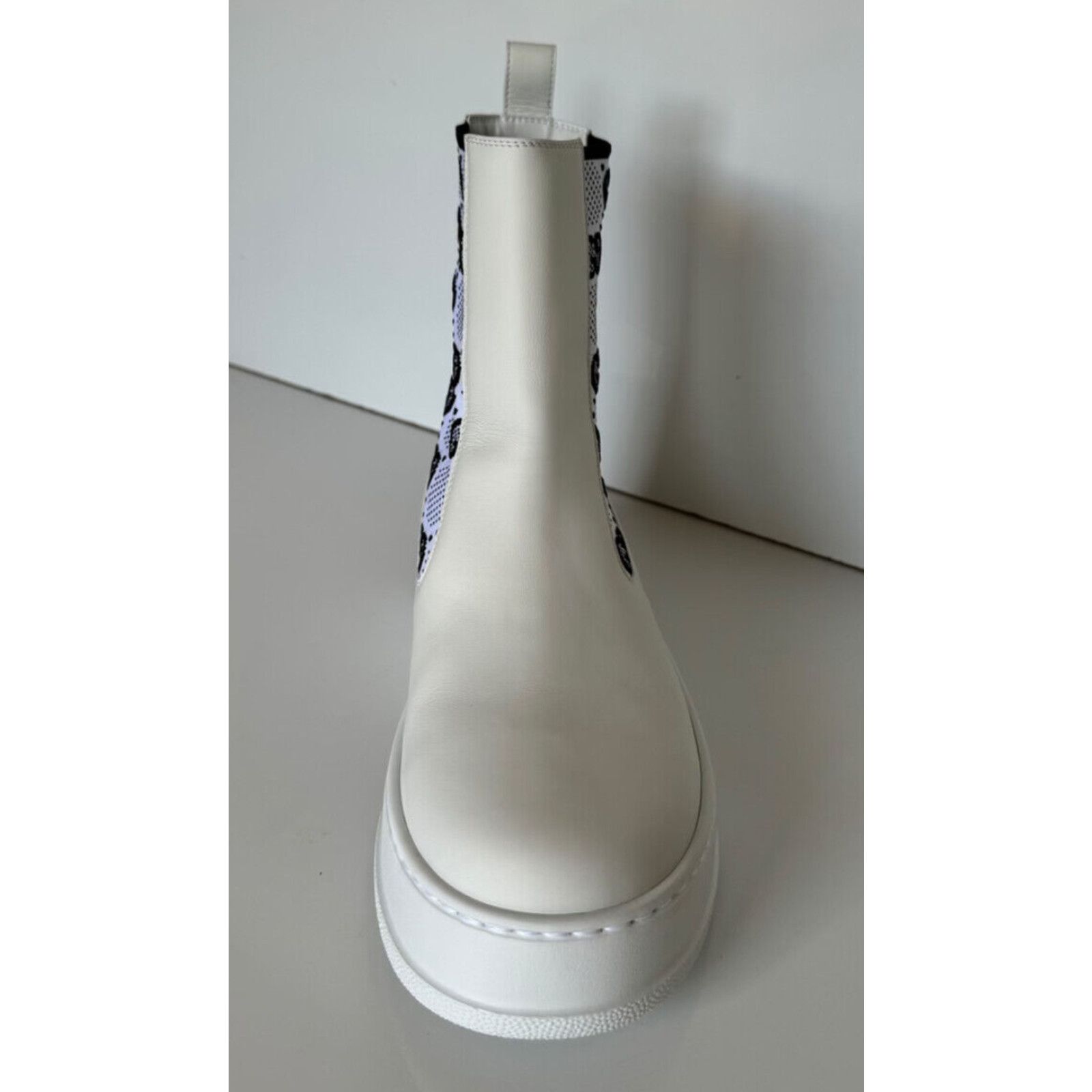 Gucci Gucci GG Dali Leather White Boots 9.5 US (39.5 Euro) 718718 Size US 9.5 / IT 39.5 - 7 Thumbnail