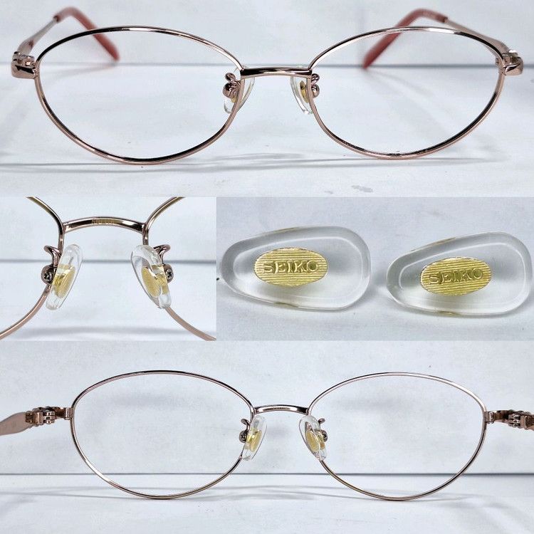 Seiko SEIKO Stella SE4016 Pure Titanium Oval Glasses Pink Gold Size ONE SIZE - 6 Thumbnail