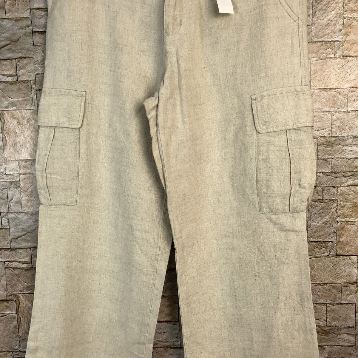 Japanese Brand Japanese Brand White Cargo Multipocket Pants #A735 Size 26" / US 2 / IT 38 - 6 Thumbnail