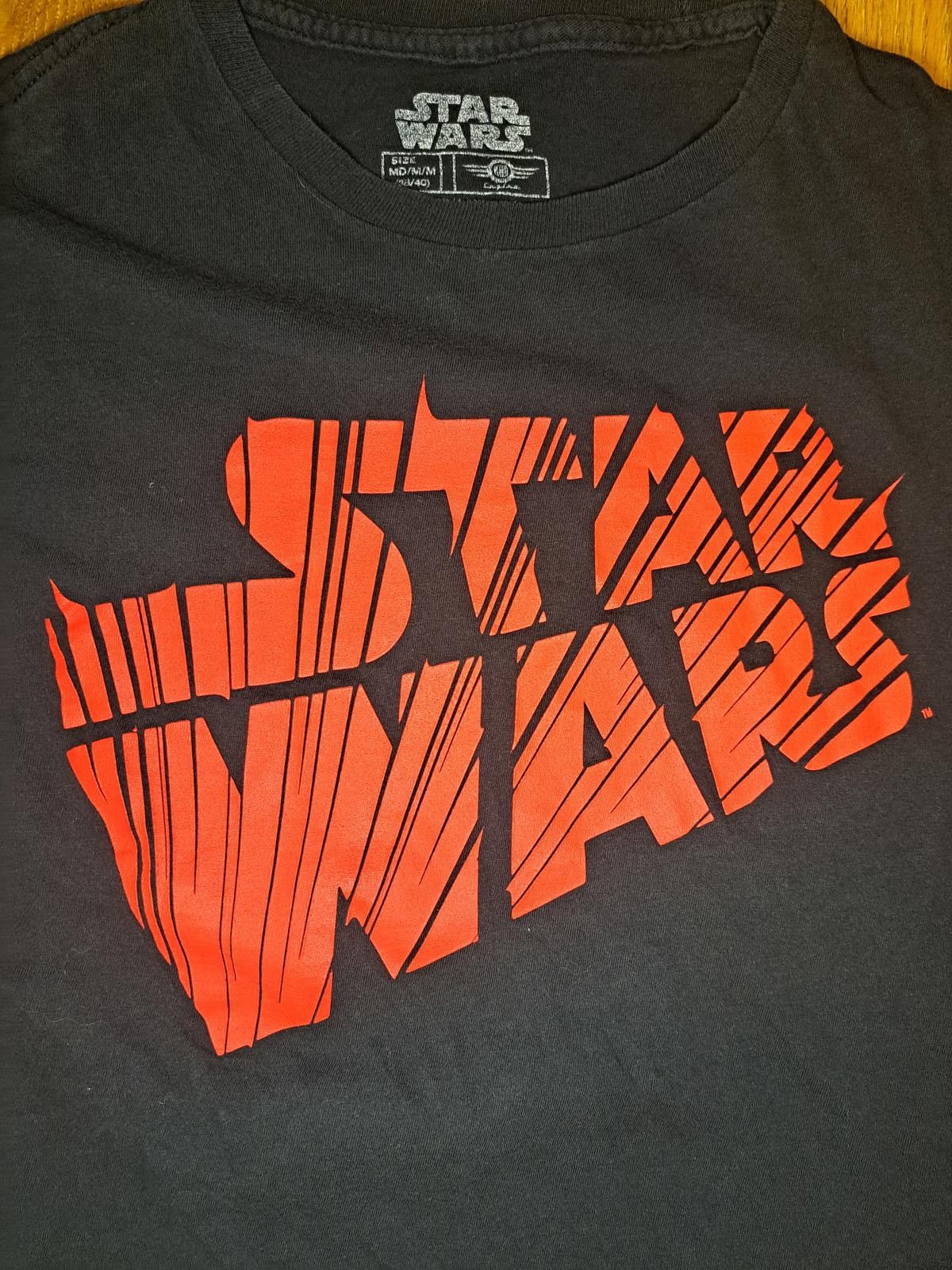 Star Wars Star Wars Logo Shirt Mens Medium Black Red Cotton Size US M / EU 48-50 / 2 - 2 Thumbnail