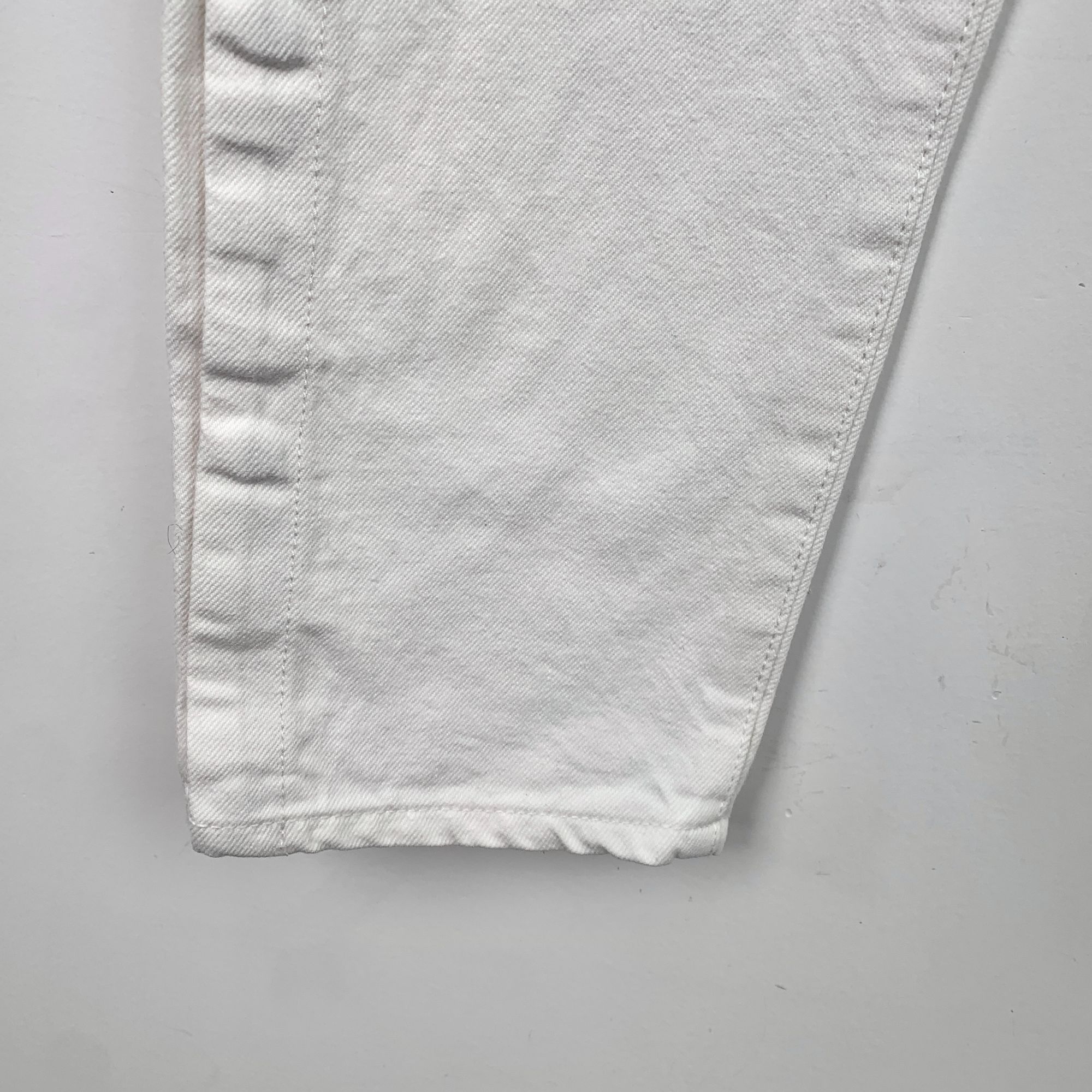 Dior Dior White Slim-Fit Cotton Denim Jeans With Embroidered Logo Size 31" - 6 Thumbnail