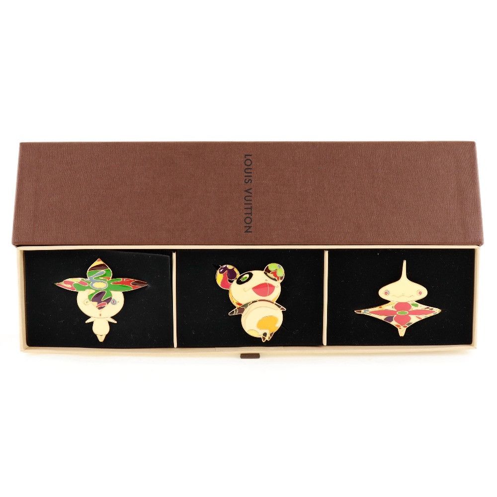 Louis Vuitton Louis Vuitton Louis Vuitton Flower Hatman/Panda/Onion Head Barrette Metal Other M92595 DUTY FREE for USA Size ONE SIZE - 1 Thumbnail