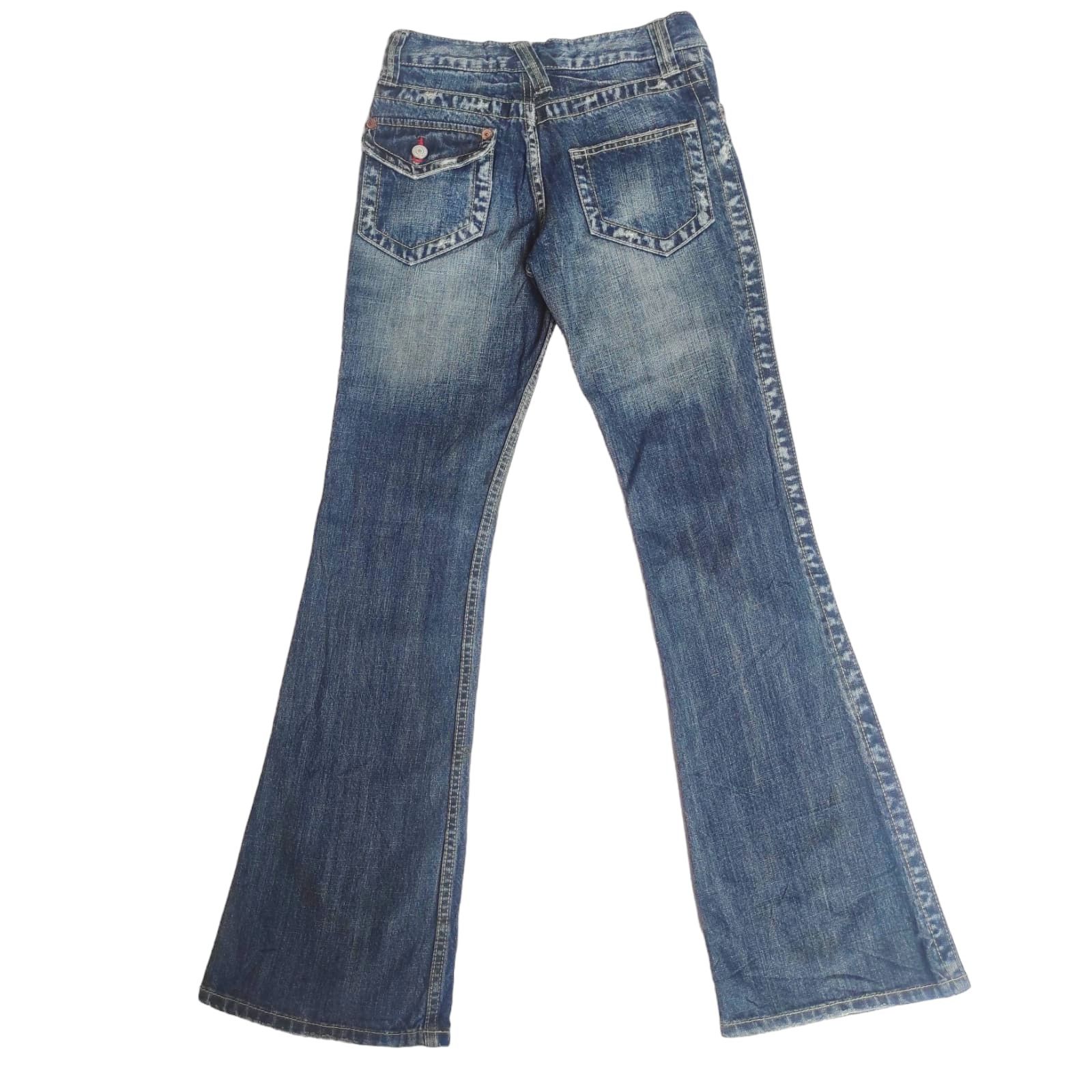 Hysteric Glamour Flare Jeans ORIRIN Low Rise Boot cut Denim Size 26" / US 2 / IT 38 - 4 Thumbnail