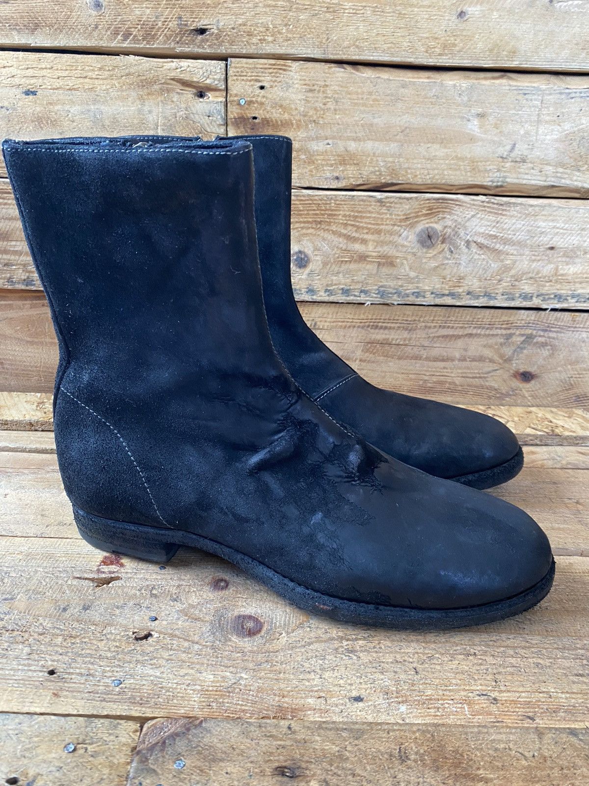 Franceschetti Franceschetti , hand made black leather boots uksz 8 Size US 9 / EU 42 - 10 Thumbnail