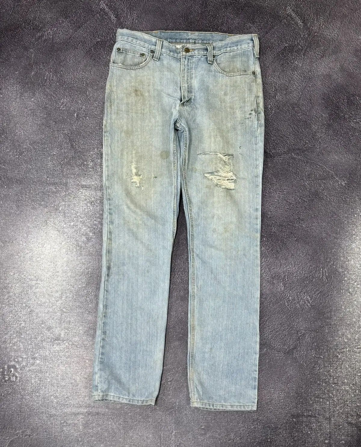 Carhartt × Vintage Vintage Carhartt American Faded Y2K Hype Denim Jeans Size US 34 / EU 50 - 2 Thumbnail