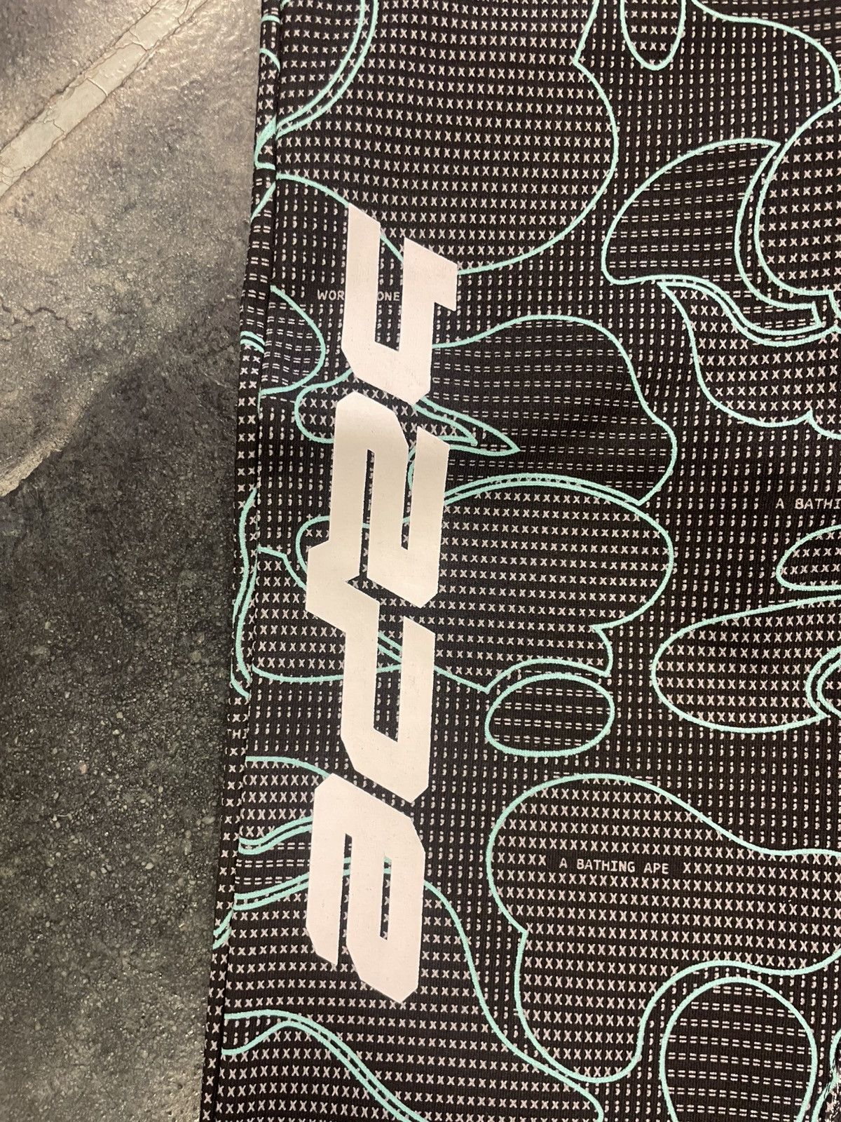 Bape Bape Glow In Dark Sweatpants Size US 31 - 2 Thumbnail