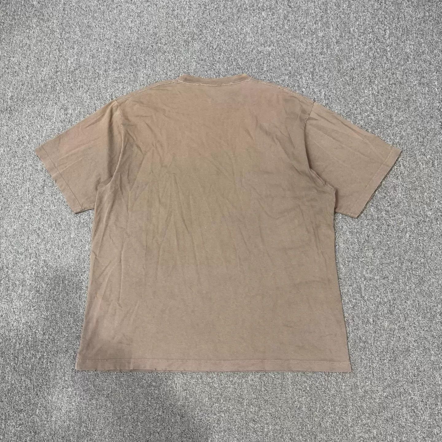 Balenciaga Balenciaga Coffee Brown Logo Short Sleeve M 95 New Size US M / EU 48-50 / 2 - 2 Thumbnail