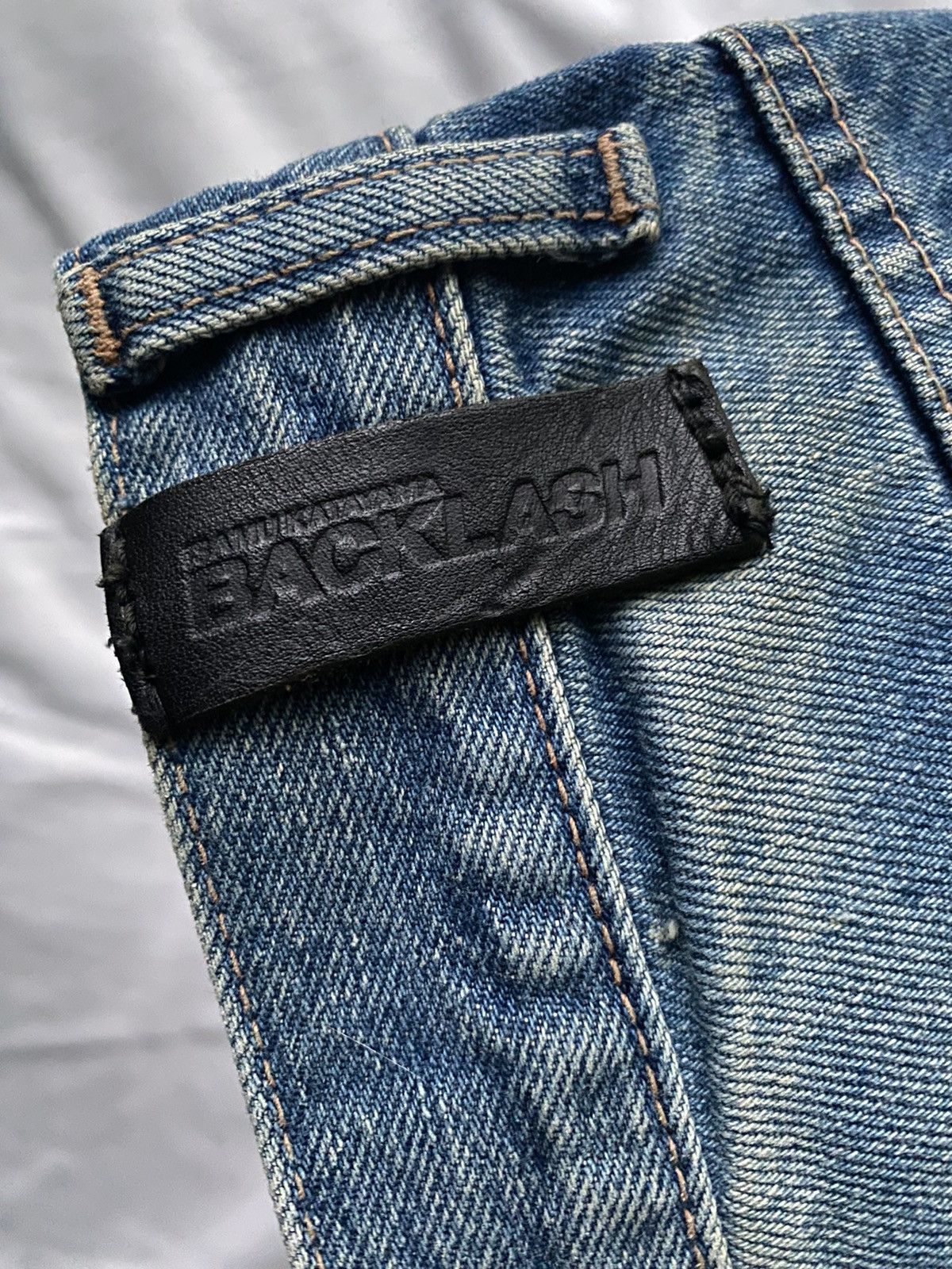 Isamu Katayama Backlash Isamu katayama backlash Cow Leather Patch Denim Size US 32 / EU 48 - 6 Thumbnail