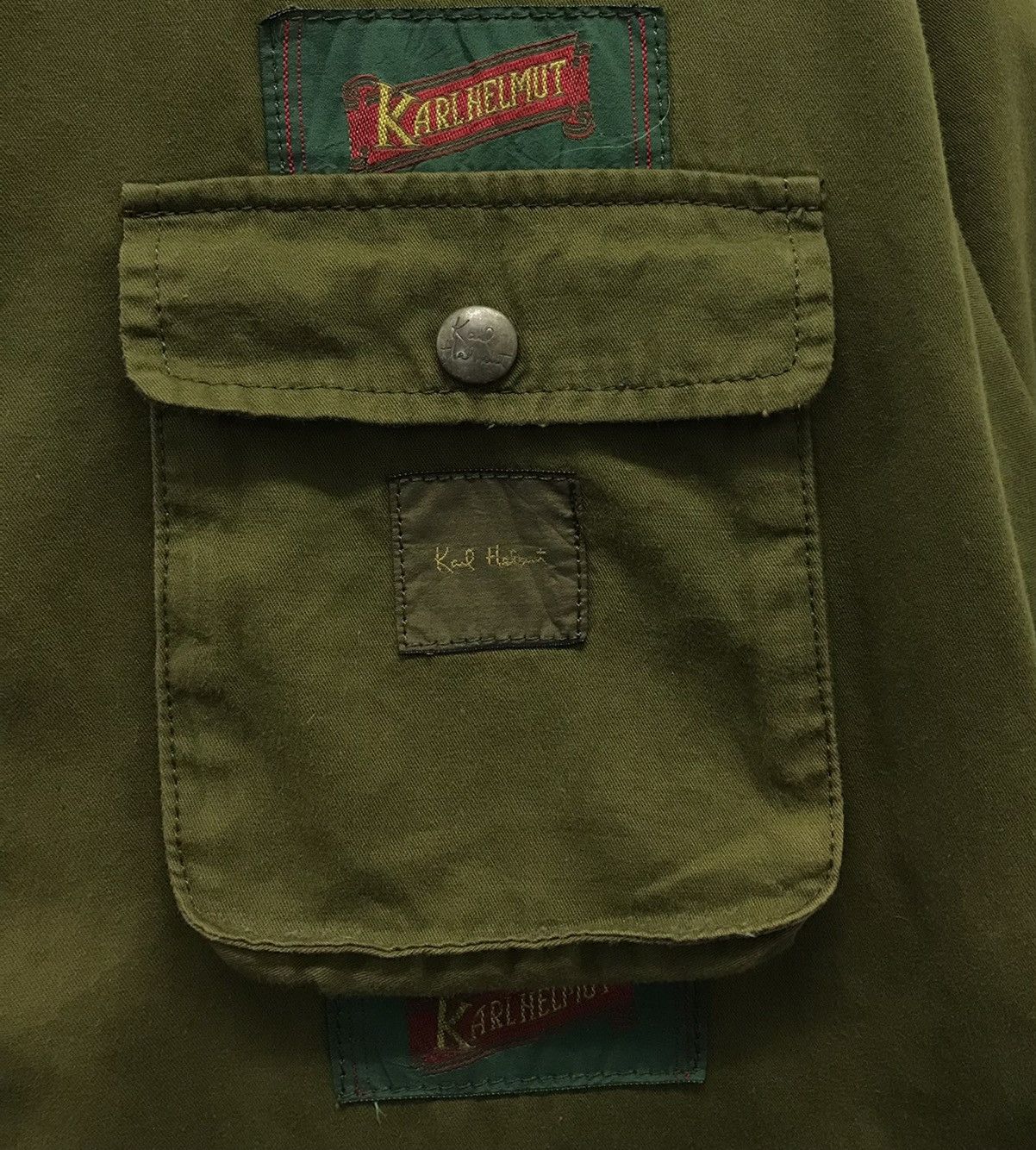 Karl Helmut × Vintage Vintage Karl Helmut Blame IT On My YOUTH Jacket Size US XL / EU 56 / 4 - 6 Thumbnail