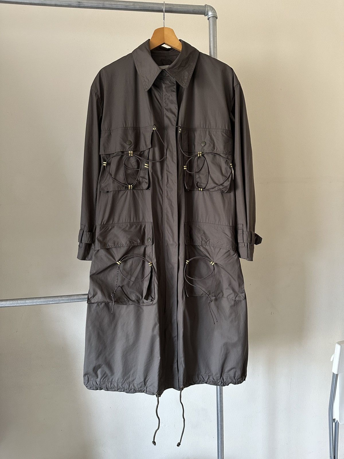 Issey Miyake SS2004 Issey Miyake Bungee Cord Raincoat Jacket Size US L / EU 52-54 / 3 - 1 Thumbnail