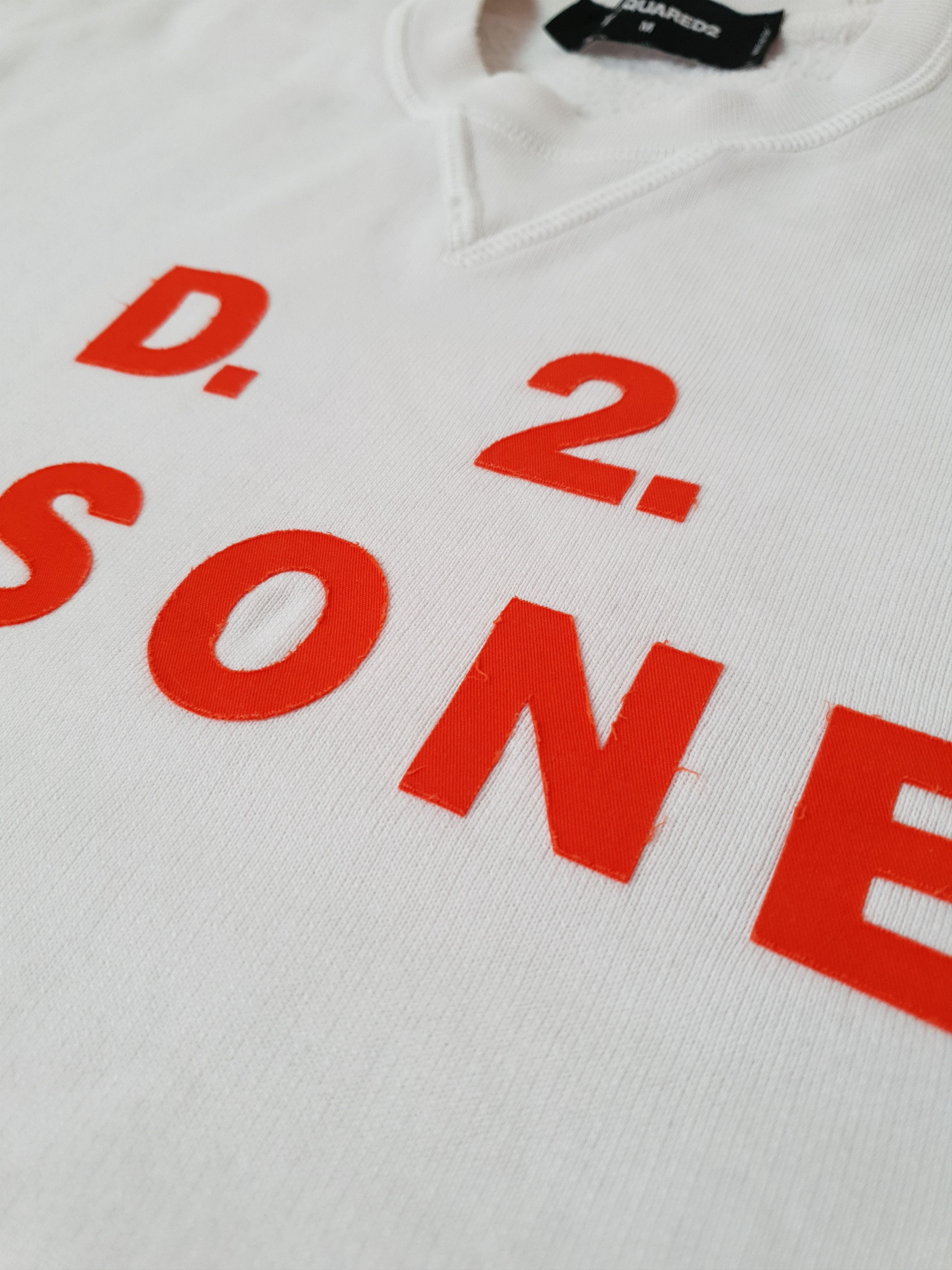 Dsquared2 Dsquared2 Sweatshirt White Hoodie Size M Made in Italy Size US M / EU 48-50 / 2 - 11 Thumbnail