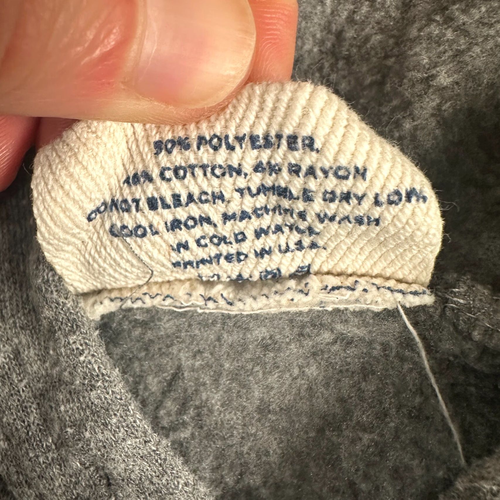 Faherty Faherty Hoodie Mens Pullover Light Weight Gray Cotton Knit Logo Vintage No Drawstring M Size US M / EU 48-50 / 2 - 5 Thumbnail