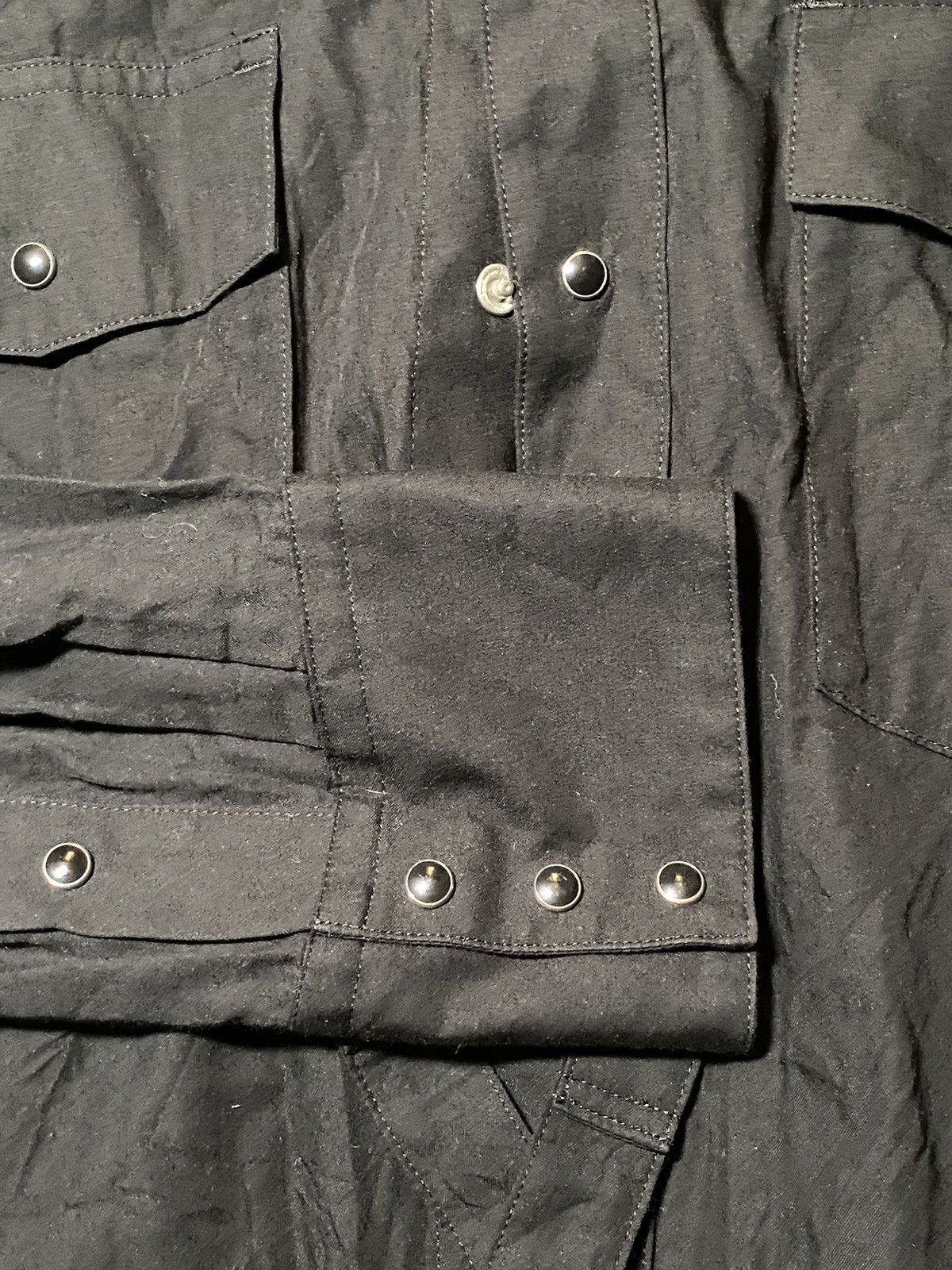 Bed j.w. Ford Bed J.W Ford Black Button Up Size US L / EU 52-54 / 3 - 3 Thumbnail