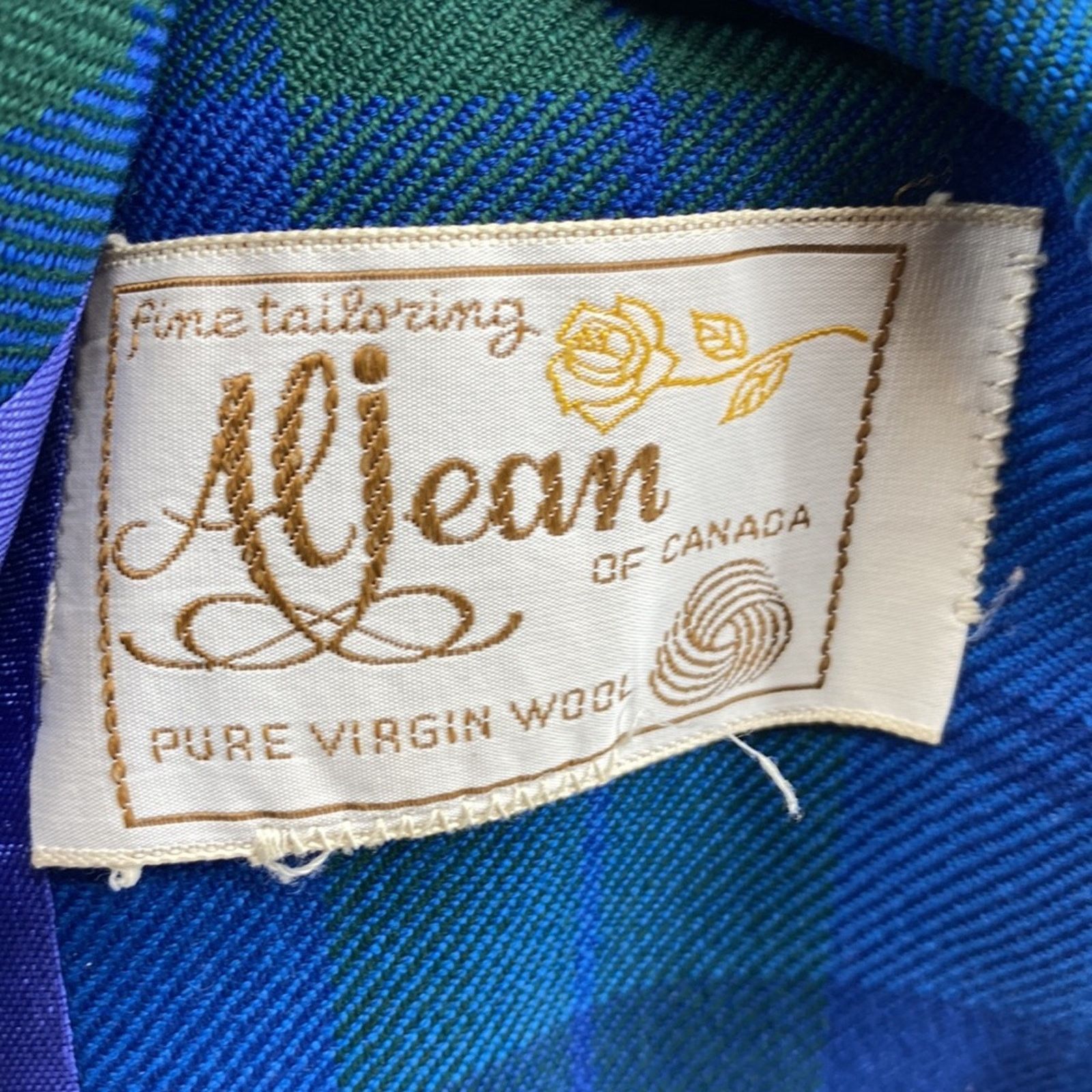 Vintage Vintage Al Jean wool plaid fitted blazer 80s academia size S Size S / US 4 / IT 40 - 10 Thumbnail