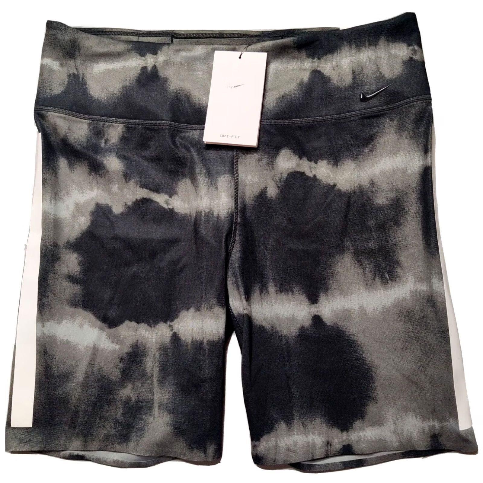 Nike Nike One Luxe DRI-FIT Black Dye Tight Fit 7" Training Shorts Women L NEW Size 36" / US 14 / IT 50 - 2 Thumbnail