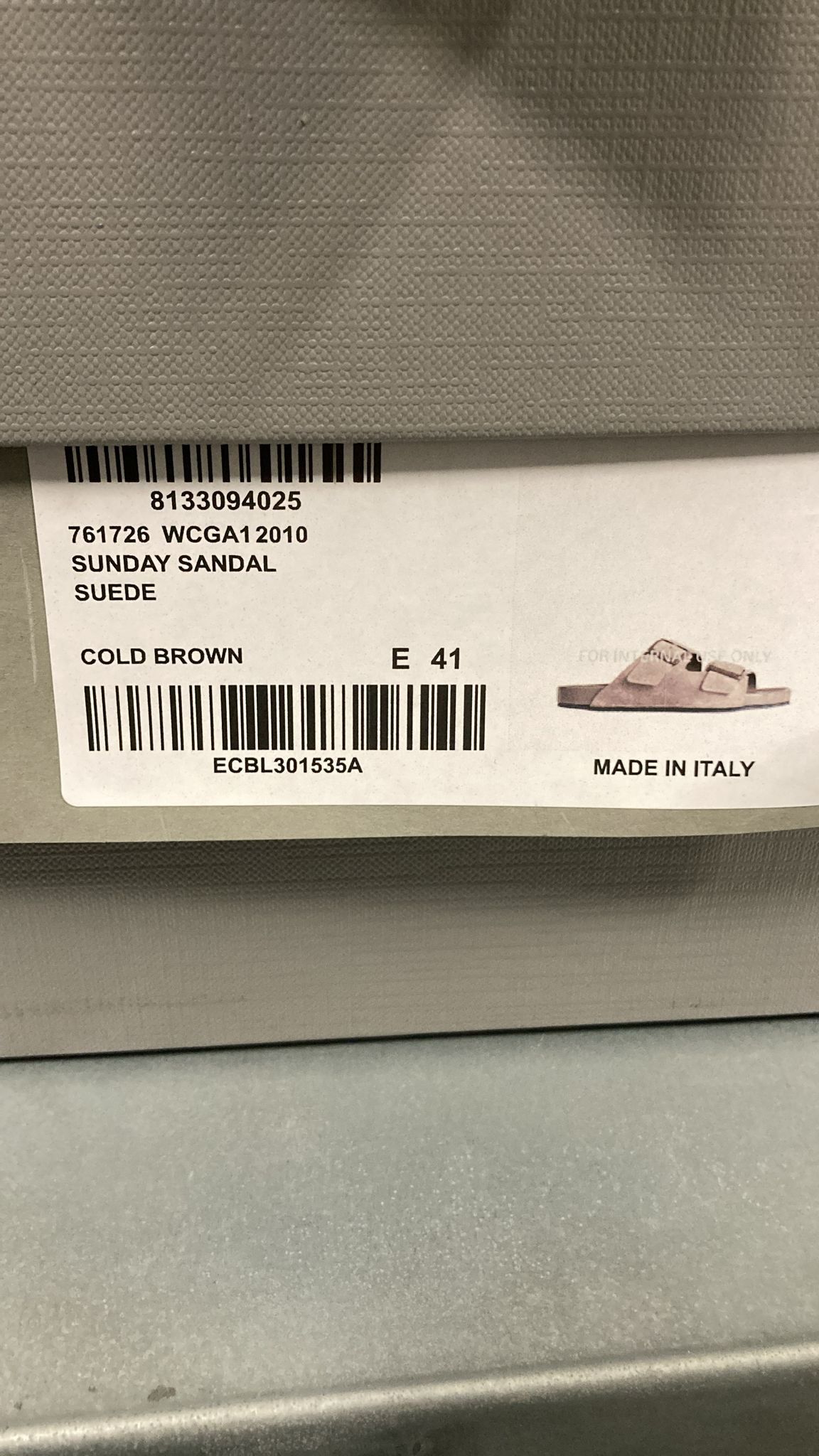 Balenciaga o1bcso1str0425 Sunday Suede Cold Sandals in Brown Size US 8 / EU 41 - 5 Thumbnail