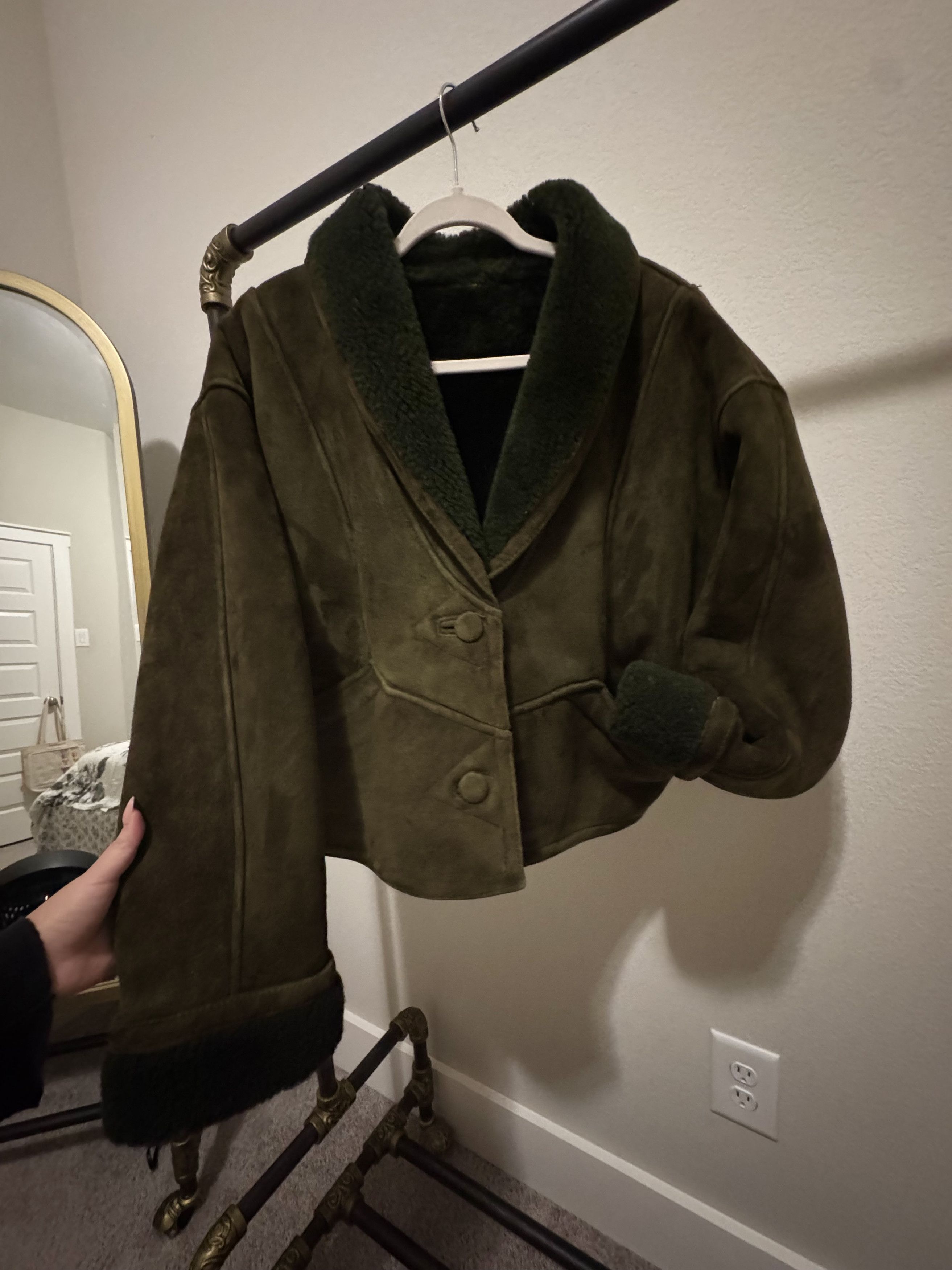 Japanese Brand × Vintage Vintage Sheepskin GRAN JOUE leather jacket Size US M / EU 48-50 / 2 - 3 Thumbnail