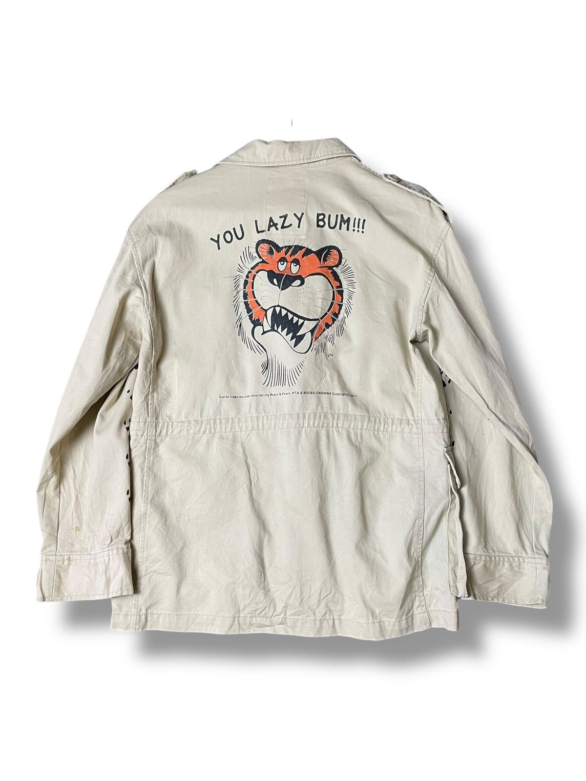 Japanese Brand × Seditionaries × Vintage Vintage RODEO CROWN Backprint Military Jacket (105) Size US XXS / EU 40 - 5 Thumbnail
