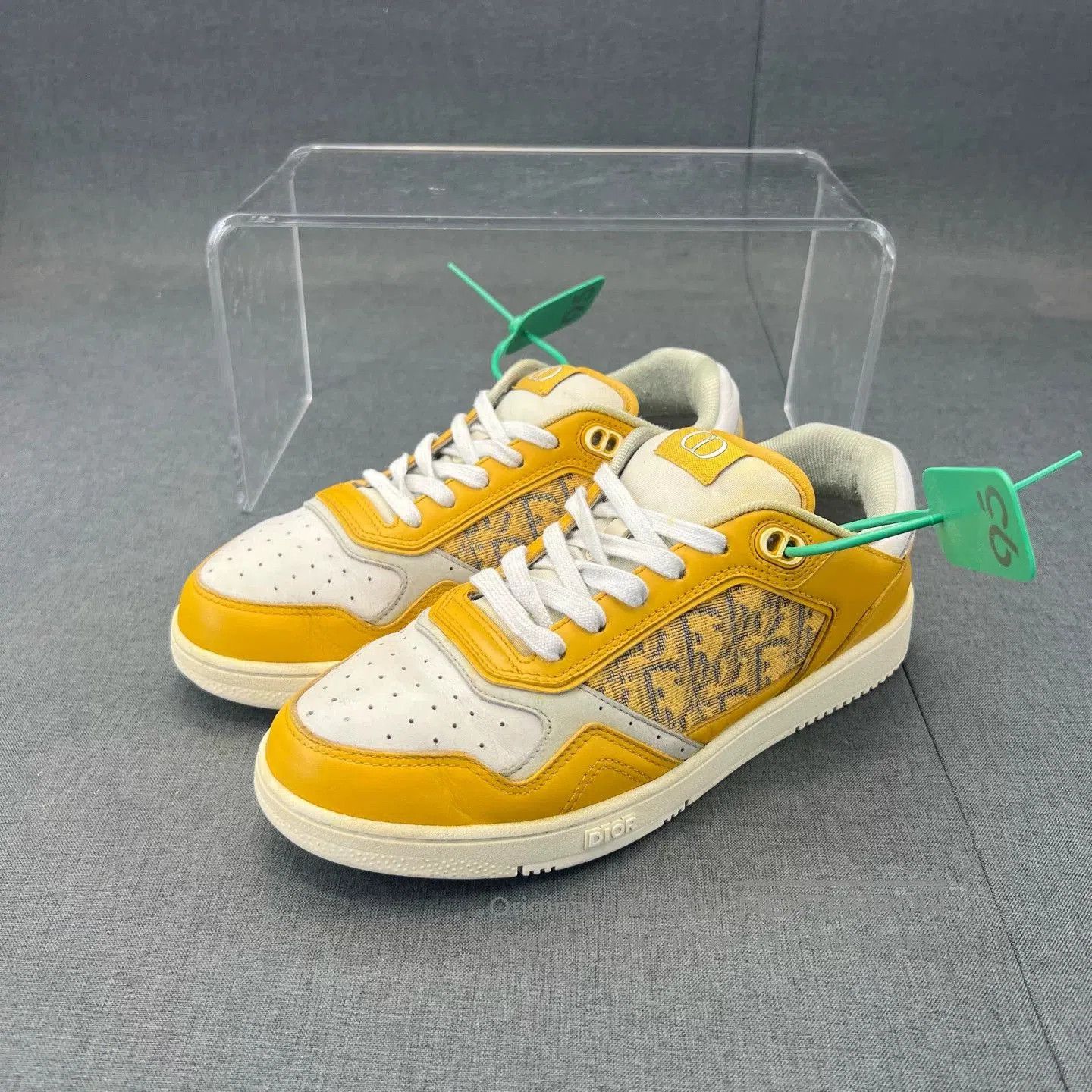 Dior Dior B27 Yellow White Sneakers. Size US 6 / EU 39 - 1 Thumbnail