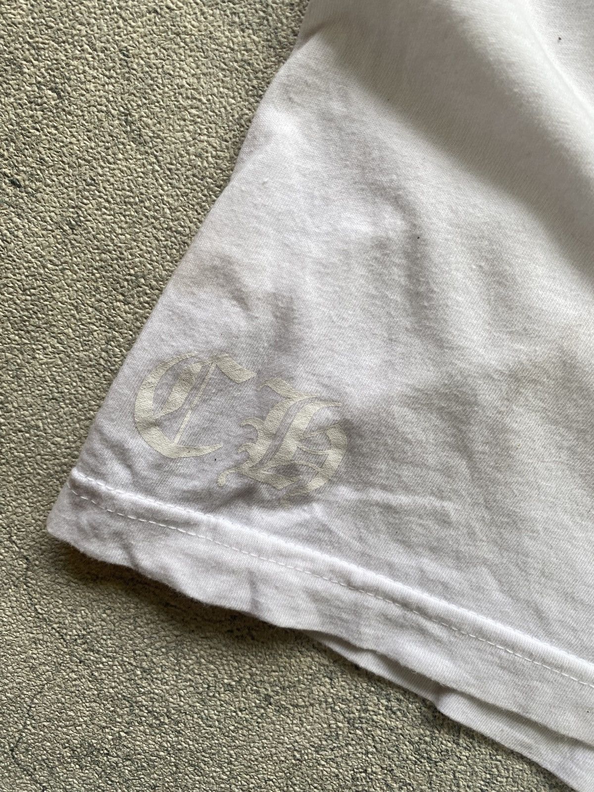 Chrome Hearts Chrome Hearts Scroll Logo Pocket Tee Size US S / EU 44-46 / 1 - 8 Thumbnail