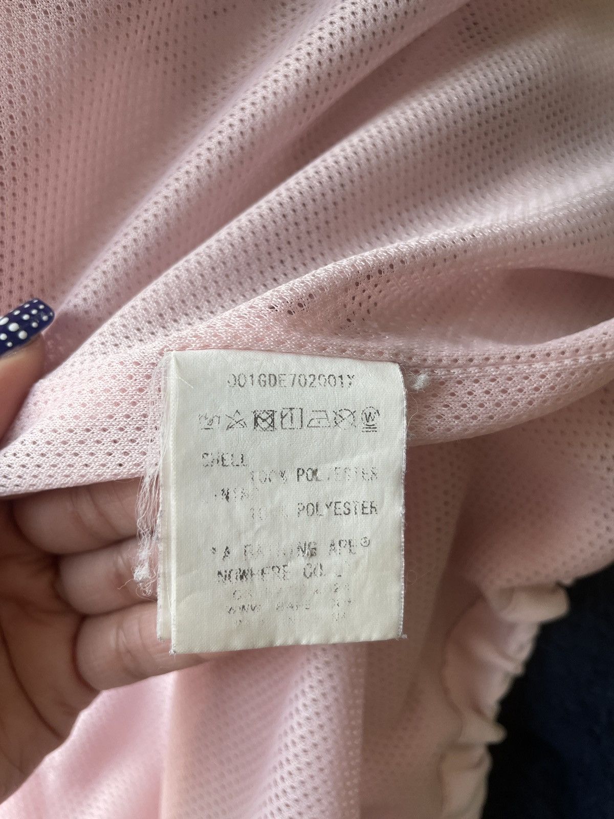 Bape Light Pink Bape Jacket Size XS / US 0-2 / IT 36-38 - 12 Thumbnail