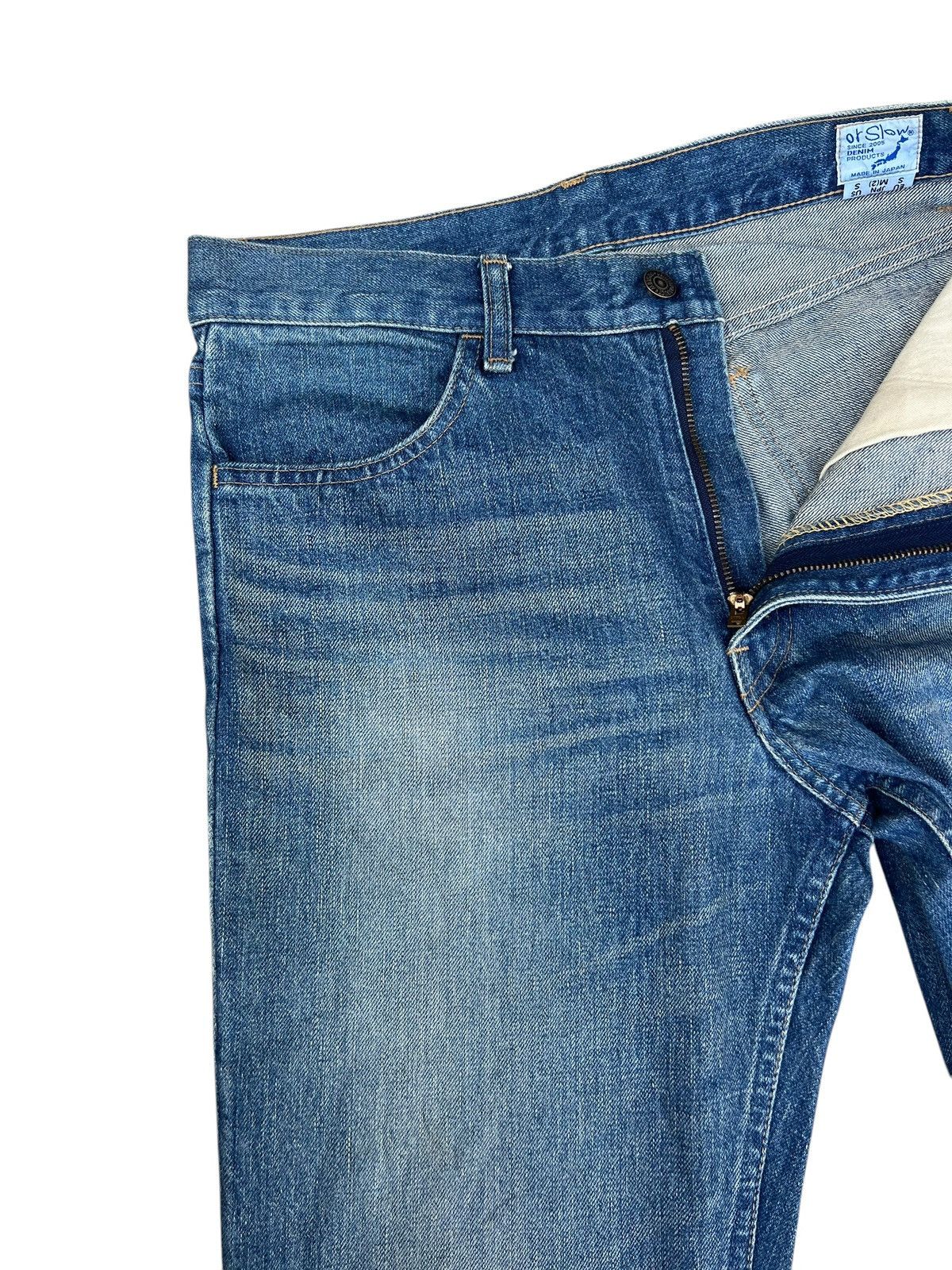 Orslow Dirty Mud Orslow Distressed Denim Bootcut Flare Jeans Size US 30 / EU 46 - 6 Thumbnail