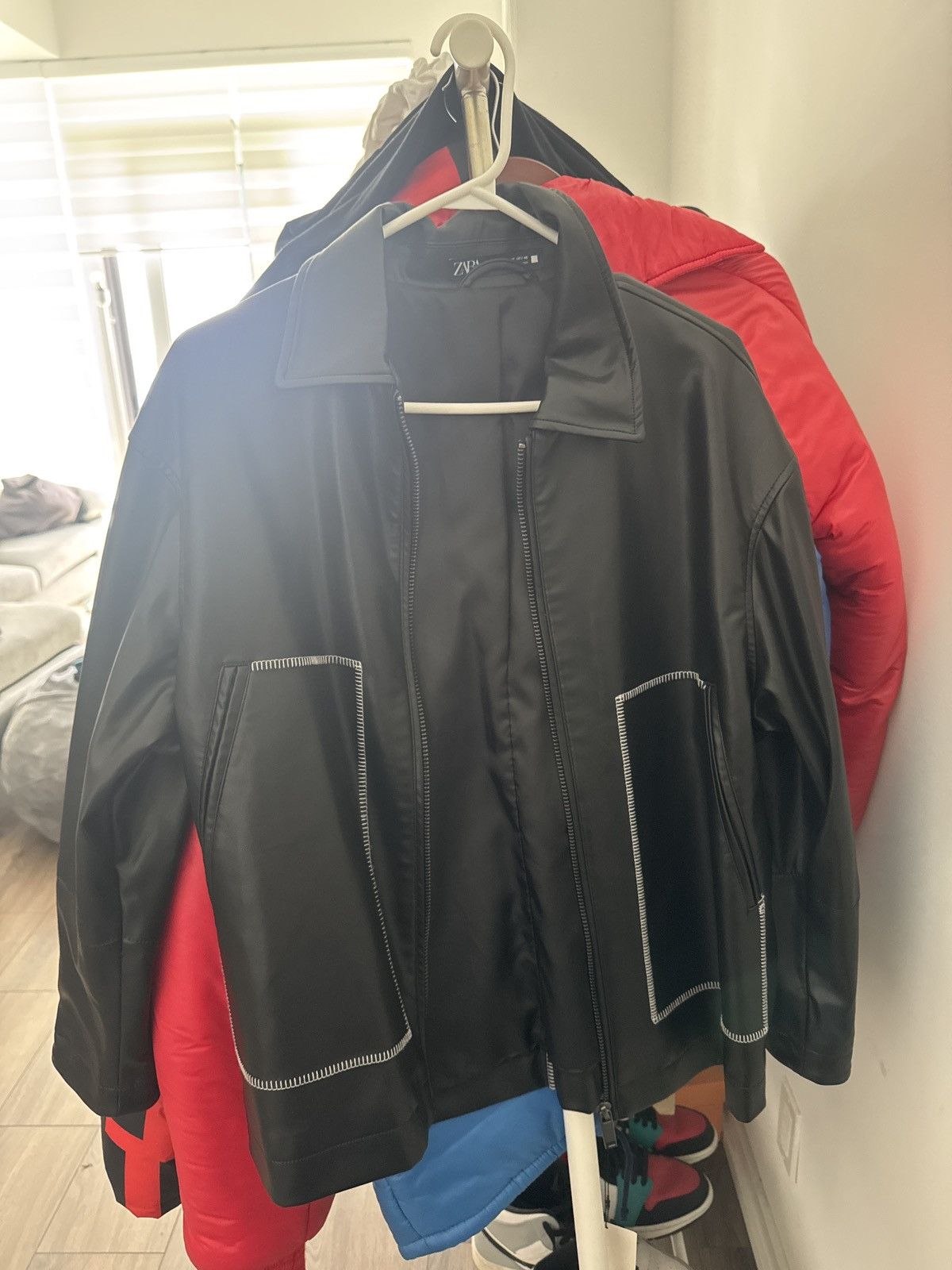 Zara Zara Leather Jacket Size US M / EU 48-50 / 2 - 3 Thumbnail