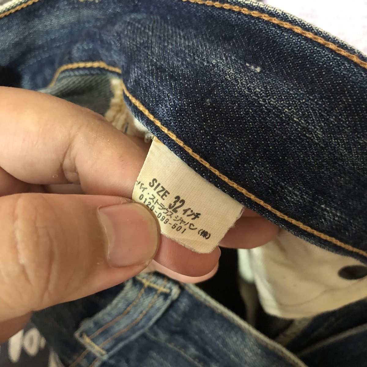 Levi's Levis 702 Blue Denim ripped distressed Pants #A2610 Size US 32 / EU 48 - 23 Thumbnail