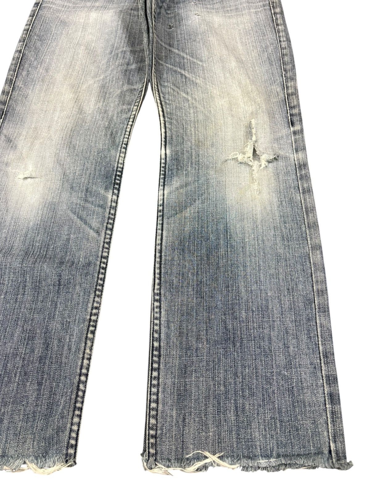 semanticdesign Vintage Japanese Semantic Design Distressed Frayed Jeans Size US 30 / EU 46 - 7 Thumbnail