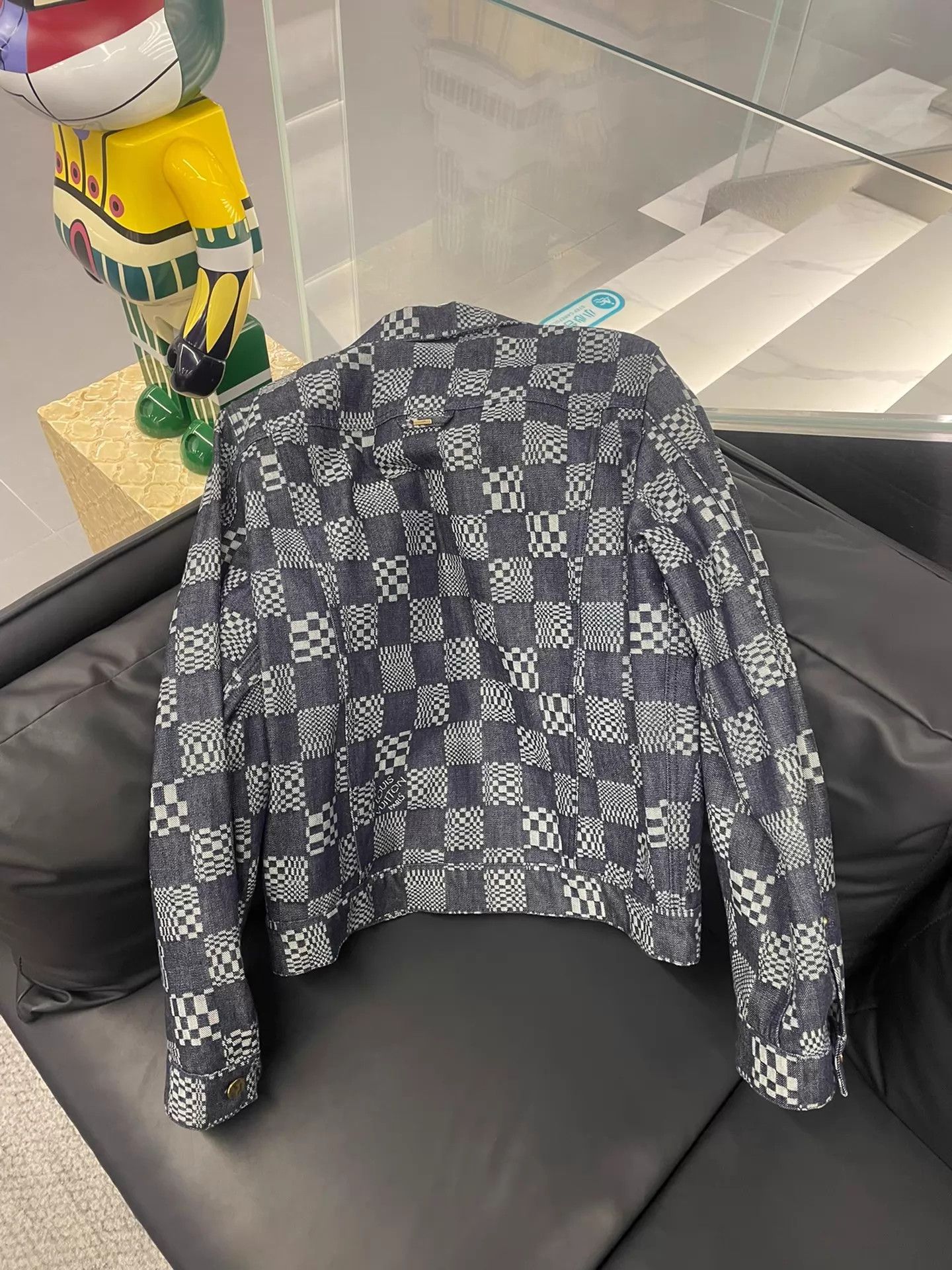 Louis Vuitton LV Damier Denim Jacket 48 Size US M / EU 48-50 / 2 - 2 Thumbnail