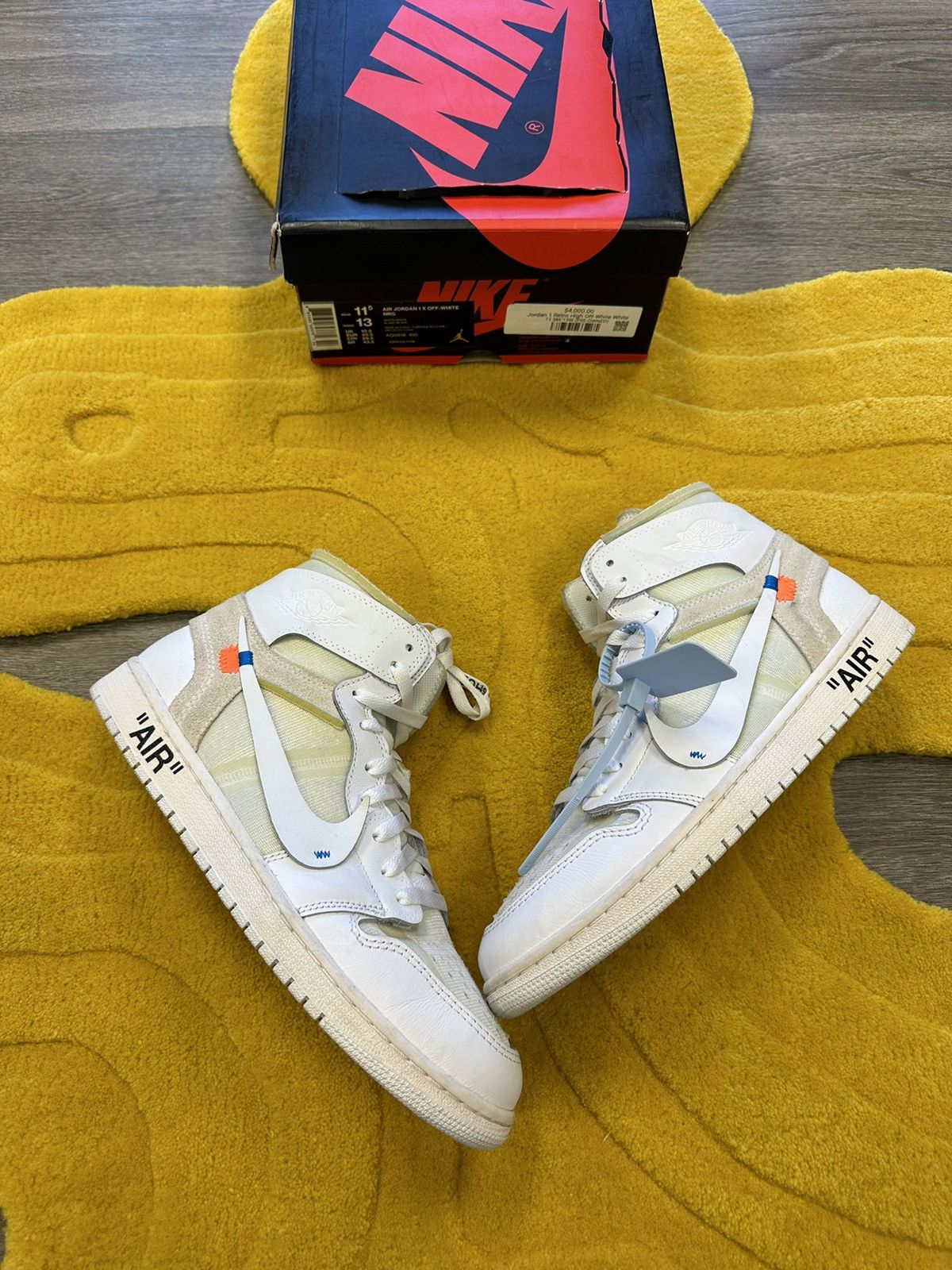 how much are the off white jordan 1 retail