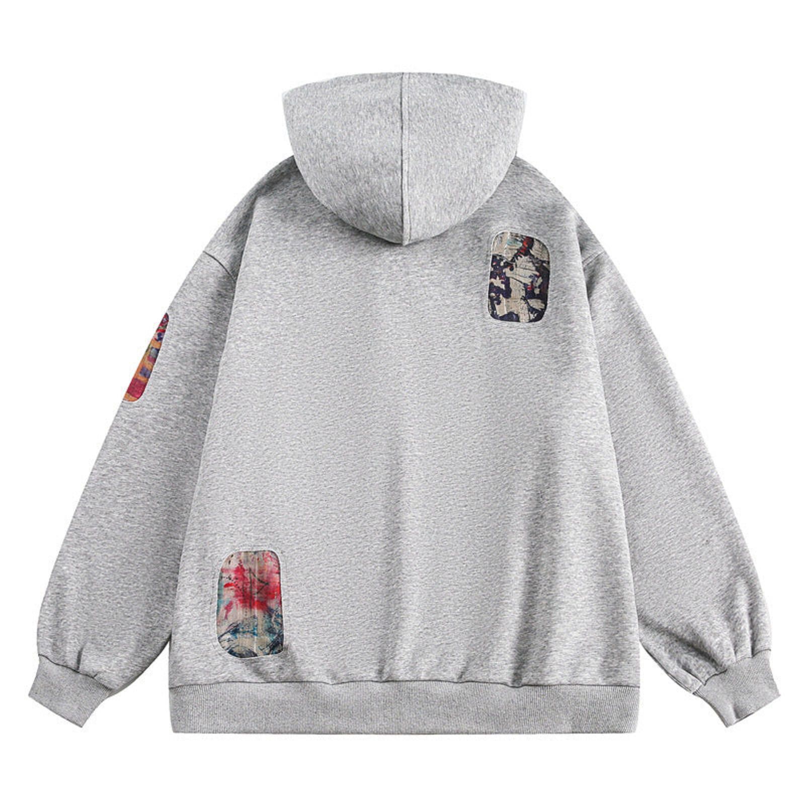 Other Graphic Patch Zip Hoodie | Oversized Appliqué Street Size US L / EU 52-54 / 3 - 2 Thumbnail