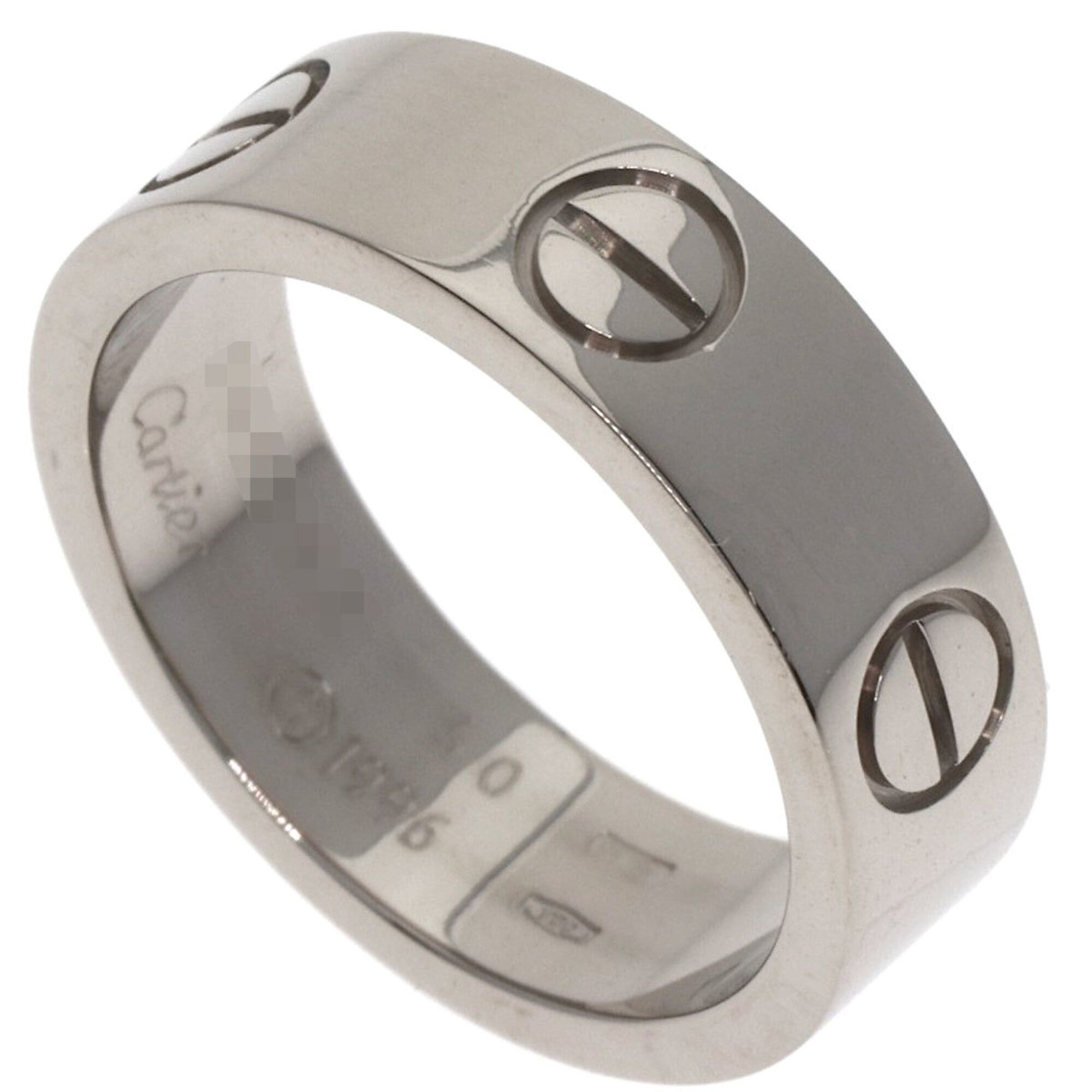 Cartier Cartier Love Ring #50, 18K White Gold, Women's Ring, CARTIER Size ONE SIZE - 1 Thumbnail
