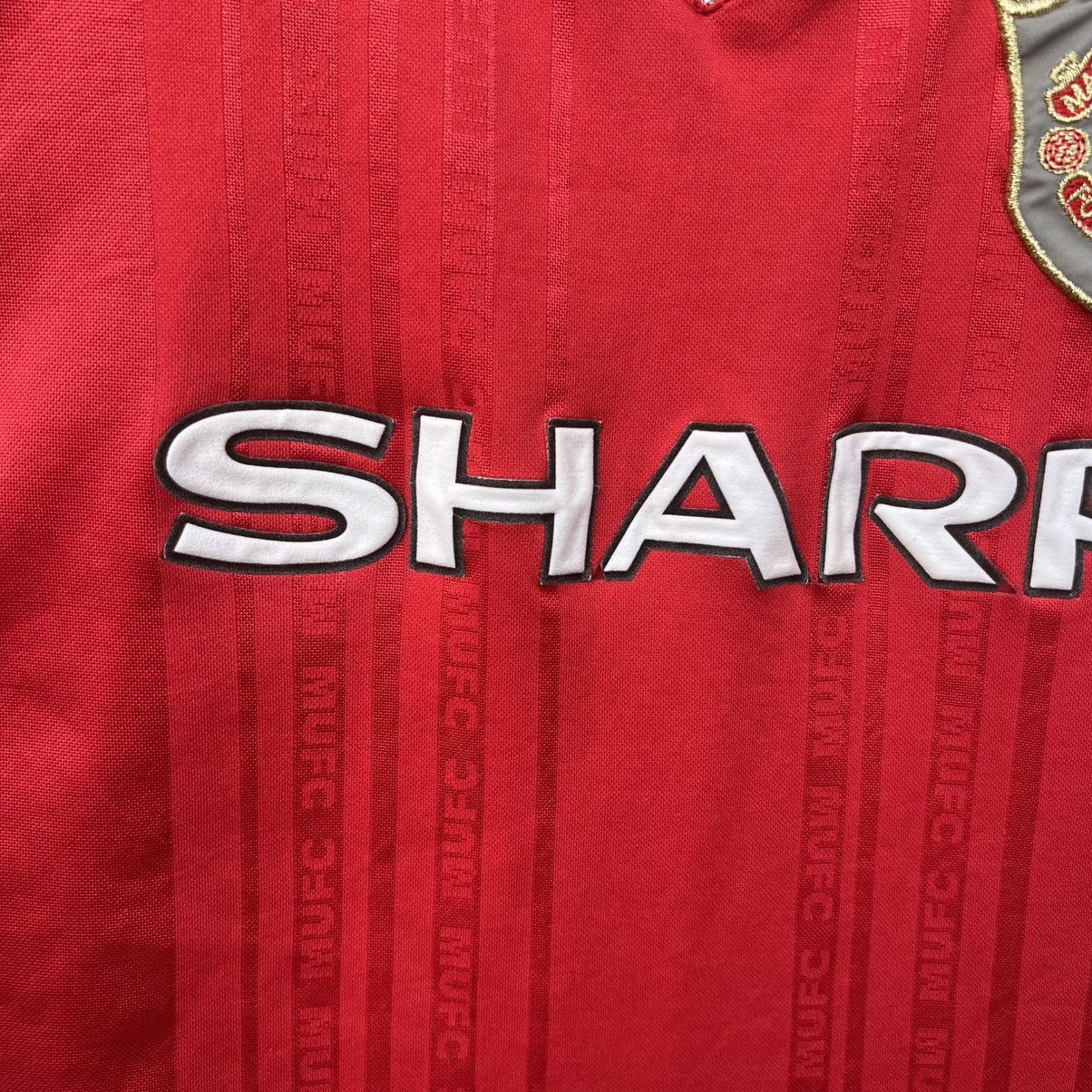Vintage Manchester united soccer jersey sharp football t shirt Size US XXL / EU 58 / 5 - 3 Thumbnail