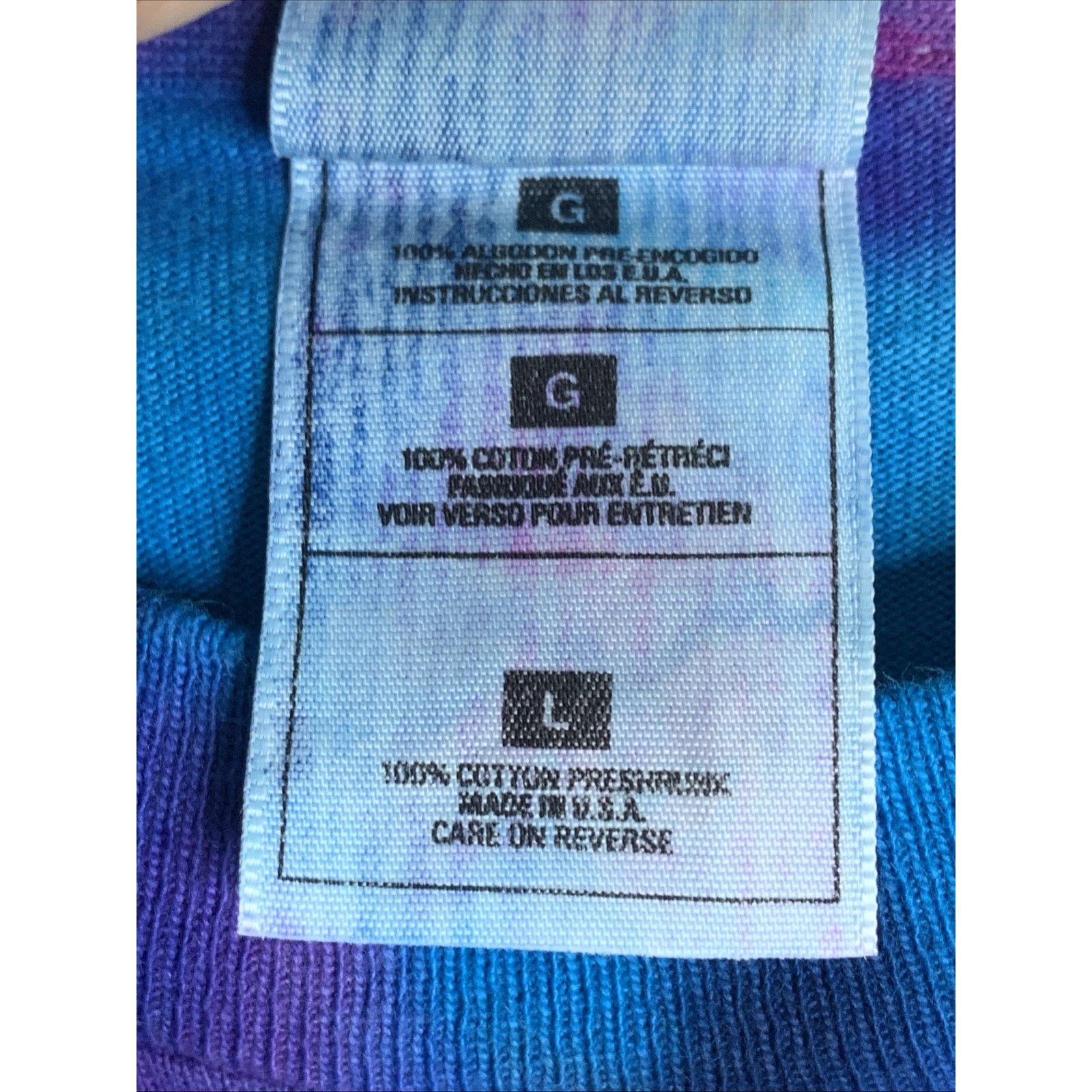 Fruit Of The Loom Vintage Joe's Crab Shack Tie Dye T-Shirt Single Stitch Size US L / EU 52-54 / 3 - 9 Thumbnail