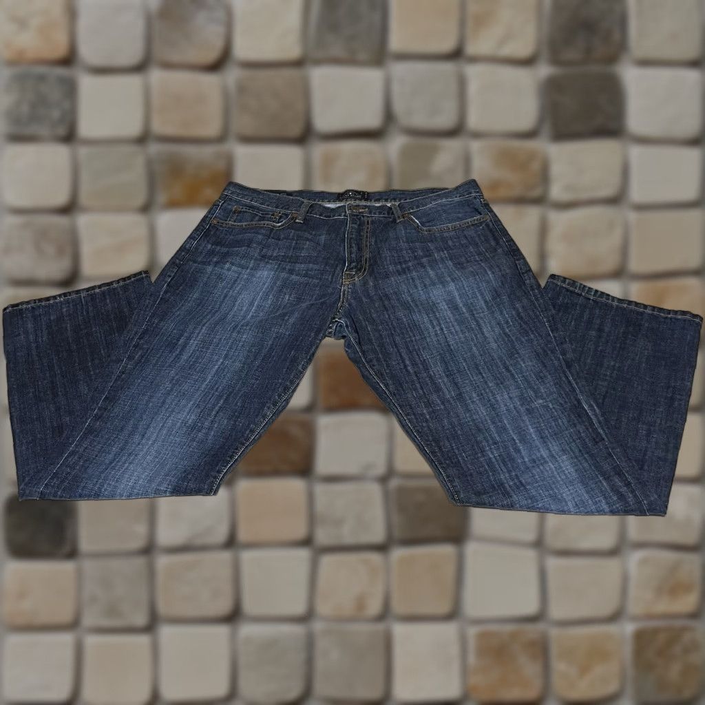 Lucky Brand Lucky Brand 221 Jeans Bootcut Regular 38x31 38x32 Blue Denim Stitch Zipper Logo 5-Pocket Mens Size US 38 / EU 54 - 1 Thumbnail