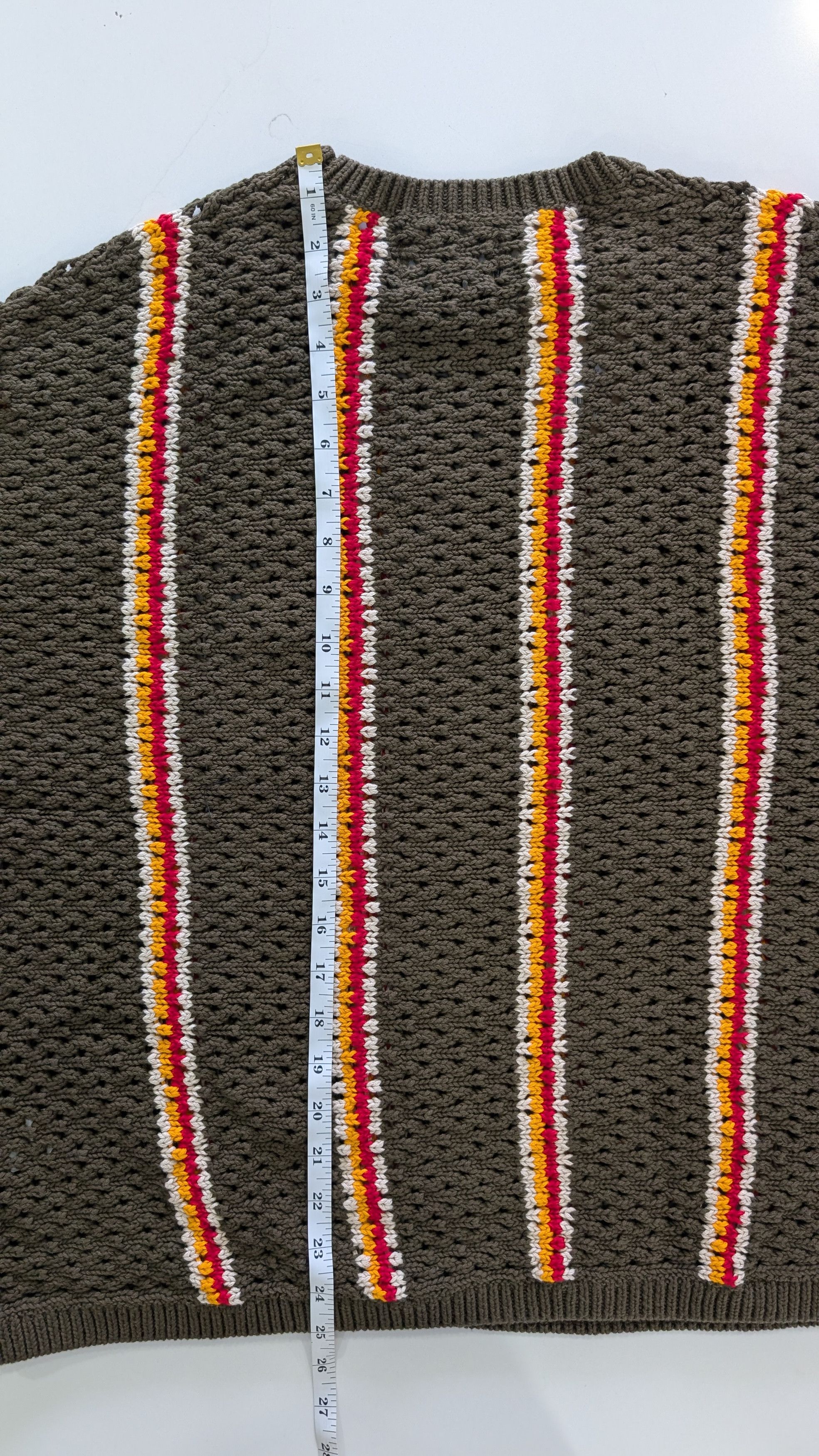 Patta × Stussy STUSSY x PATTA Loose Gauge Stripe Pullover Medum Size US M / EU 48-50 / 2 - 11 Thumbnail
