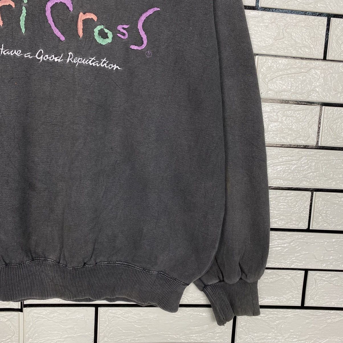 Japanese Brand 📌Vintage Sweatshirt Cri Cross Big Logo Issey Miyake Size US M / EU 48-50 / 2 - 6 Thumbnail